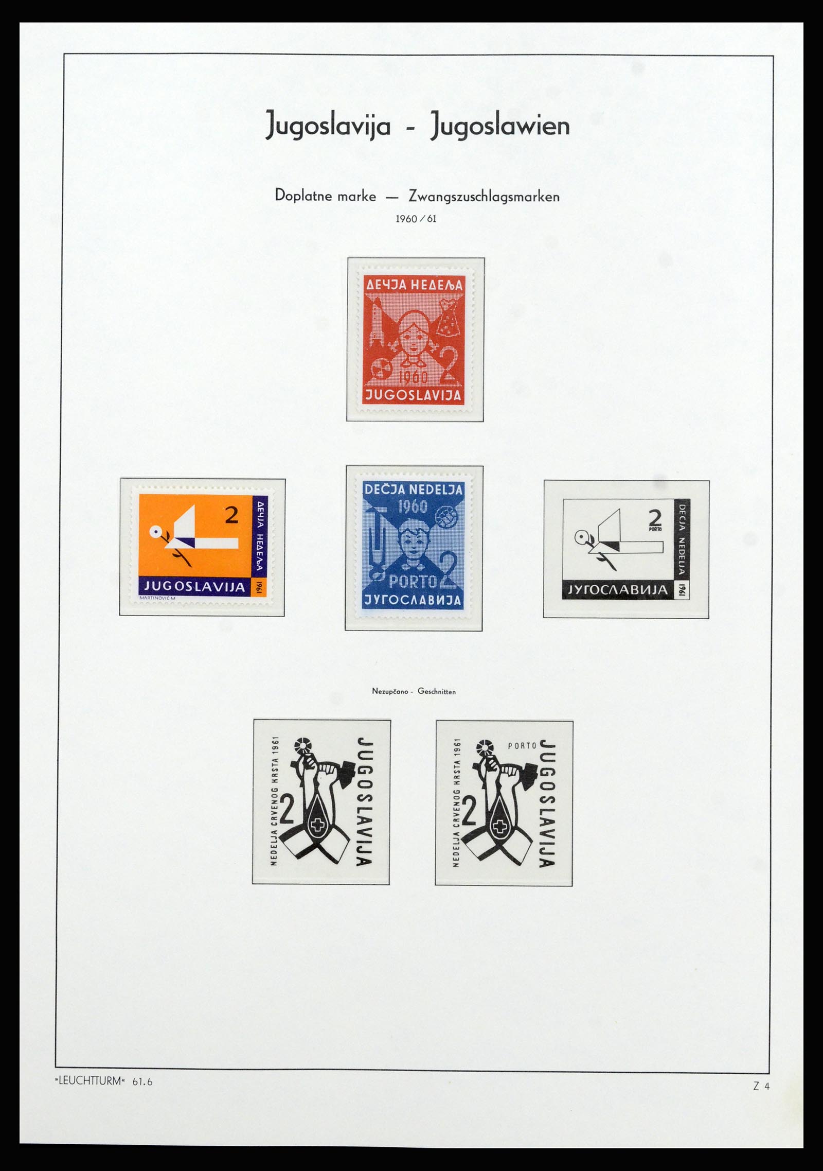 37091 035 - Postzegelverzameling 37091 Joegoslavië 1945-2001.
