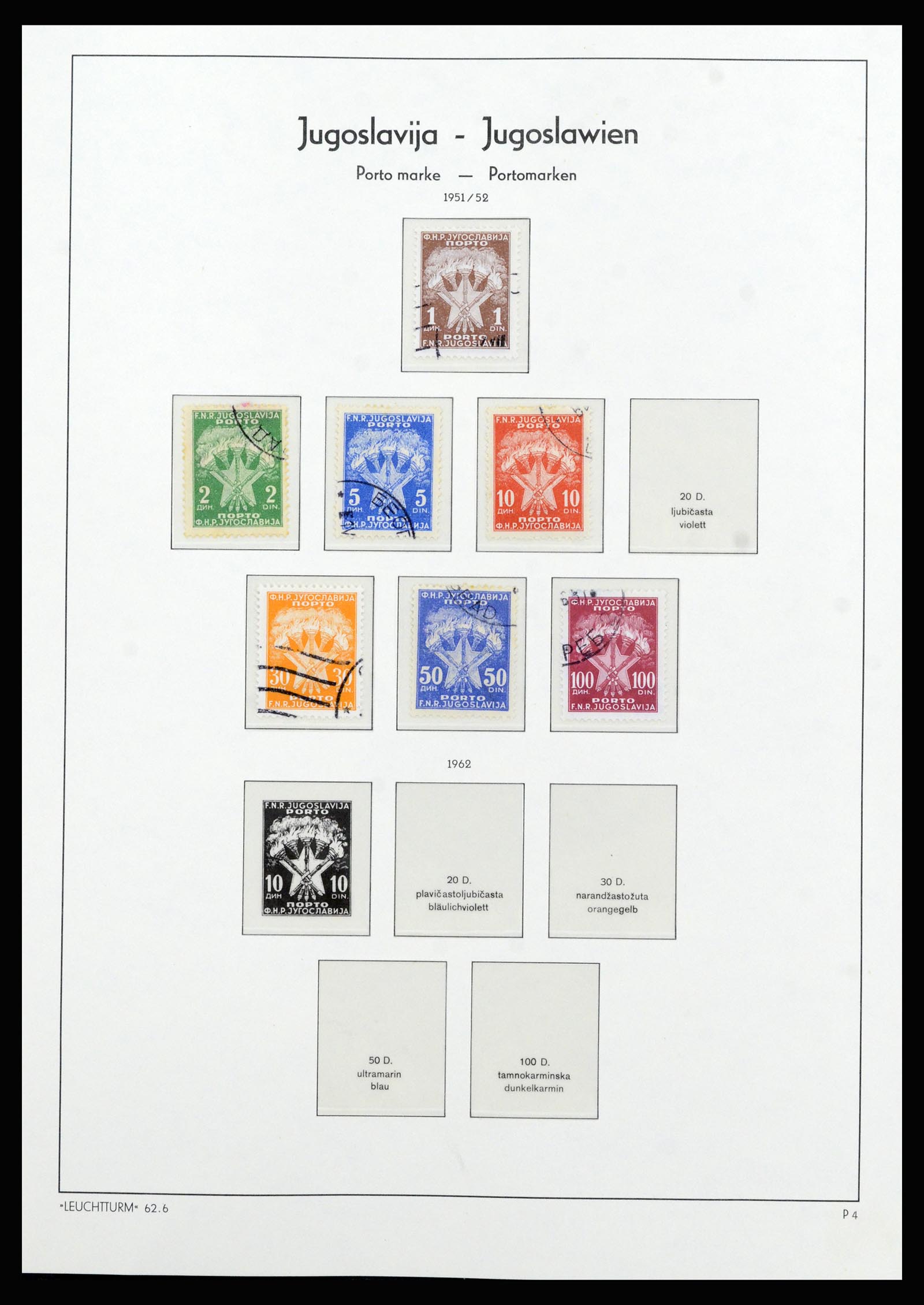 37091 040 - Postzegelverzameling 37091 Joegoslavië 1945-2001.