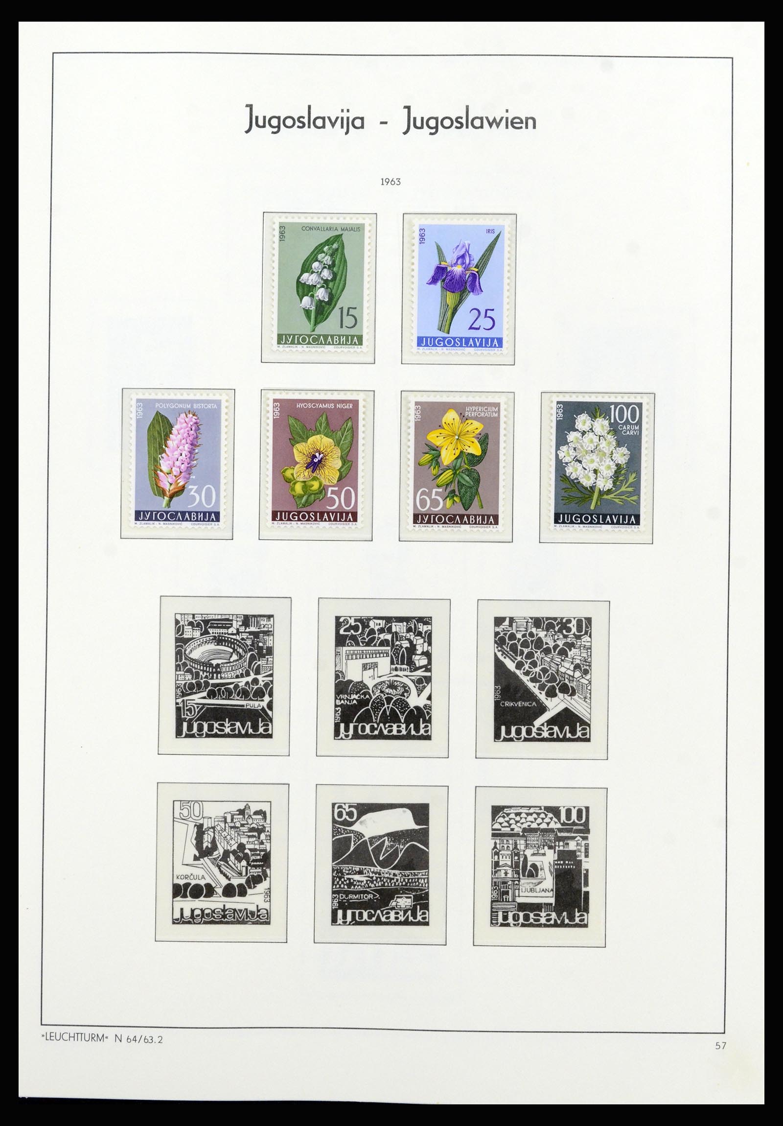 37091 041 - Postzegelverzameling 37091 Joegoslavië 1945-2001.
