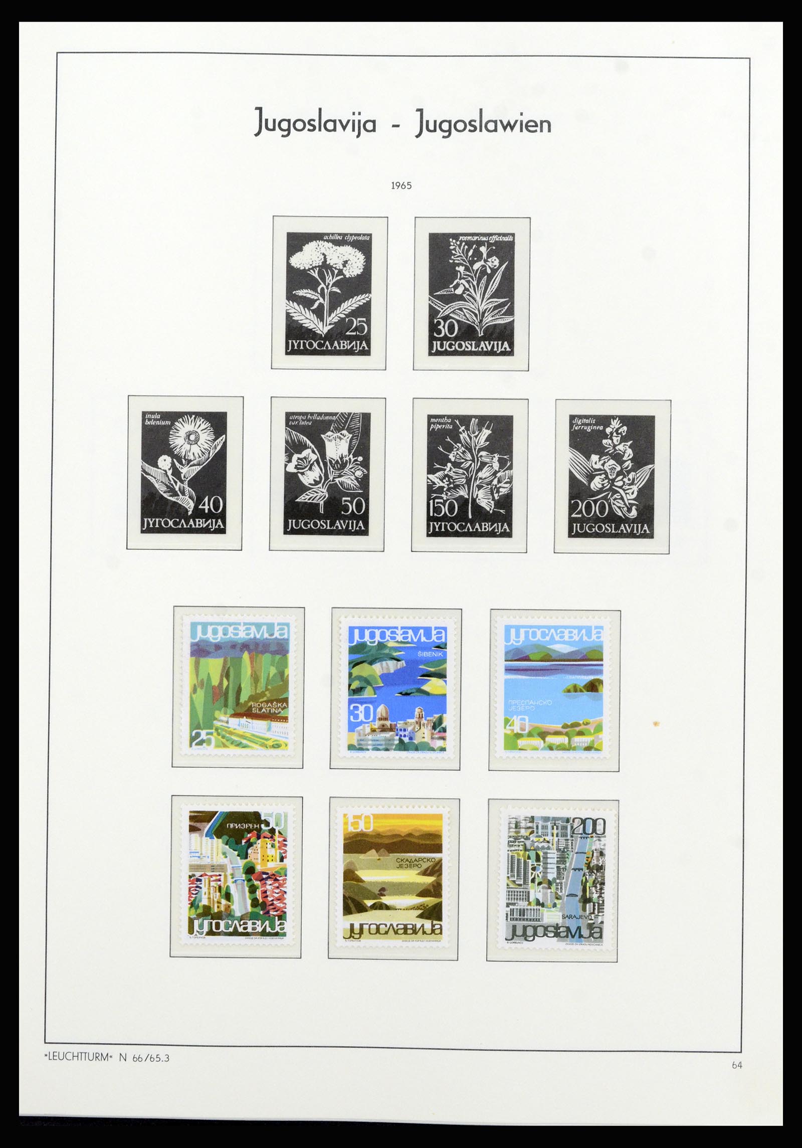 37091 045 - Postzegelverzameling 37091 Joegoslavië 1945-2001.