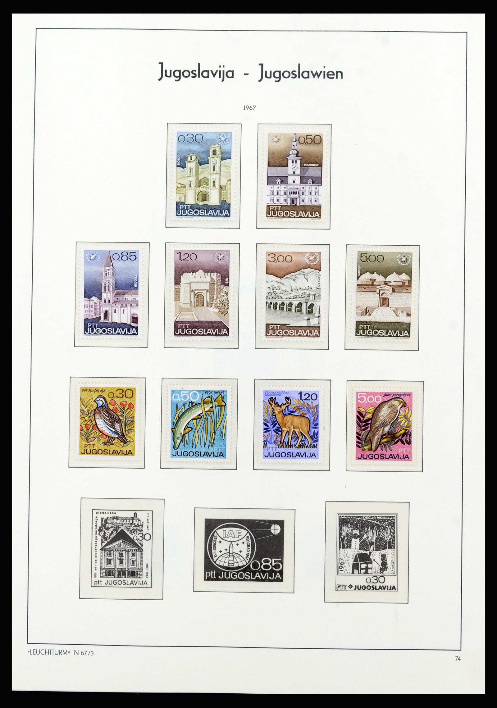 37091 054 - Postzegelverzameling 37091 Joegoslavië 1945-2001.