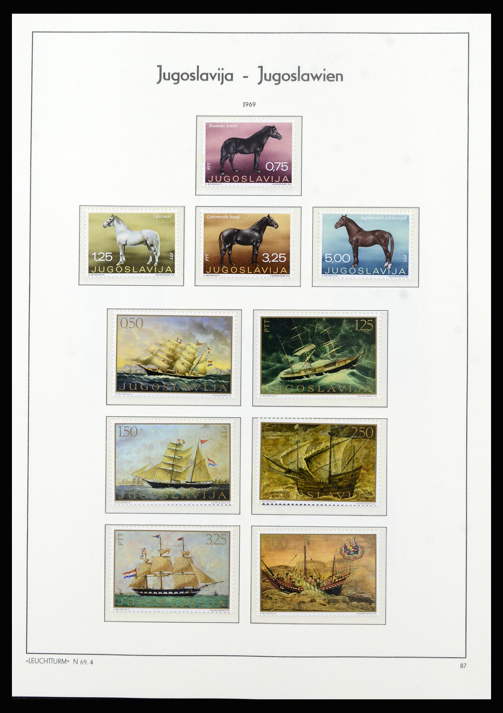 37091 064 - Postzegelverzameling 37091 Joegoslavië 1945-2001.