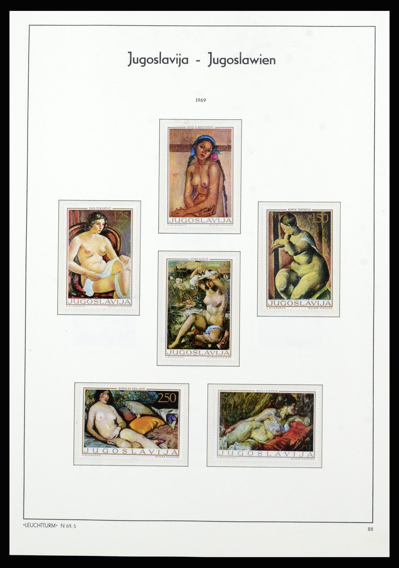 37091 065 - Postzegelverzameling 37091 Joegoslavië 1945-2001.