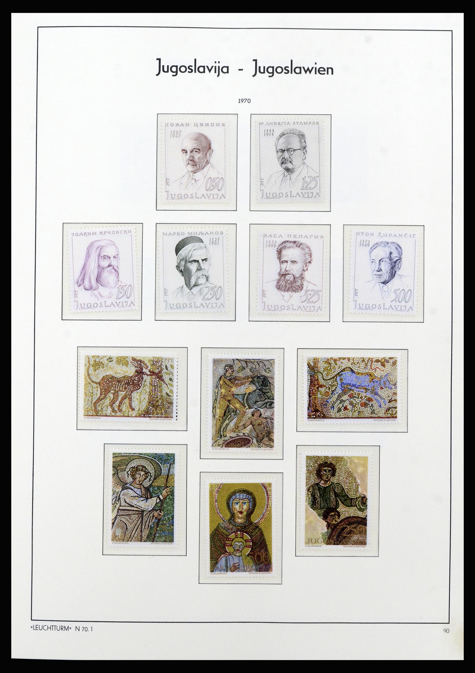 37091 067 - Postzegelverzameling 37091 Joegoslavië 1945-2001.