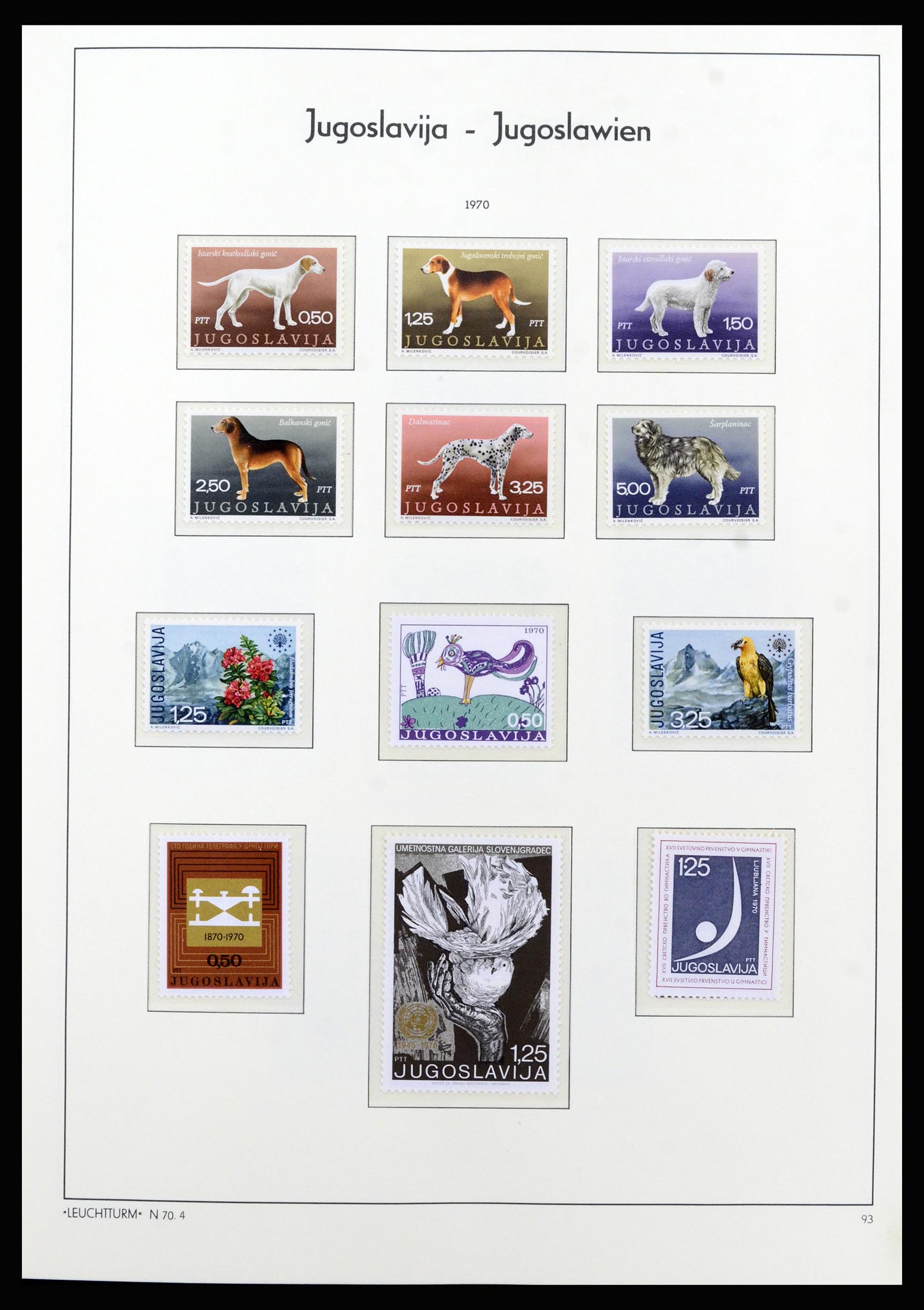 37091 070 - Postzegelverzameling 37091 Joegoslavië 1945-2001.