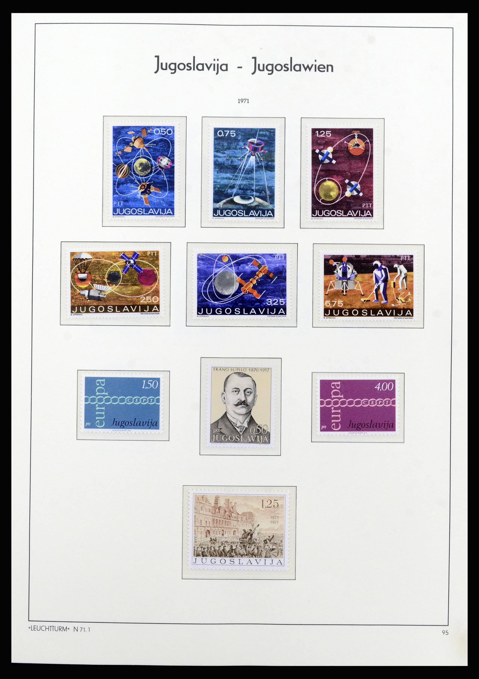 37091 072 - Postzegelverzameling 37091 Joegoslavië 1945-2001.