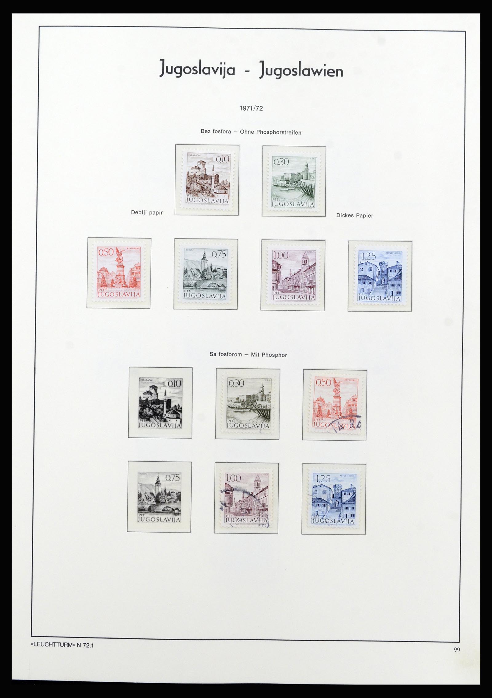 37091 076 - Postzegelverzameling 37091 Joegoslavië 1945-2001.