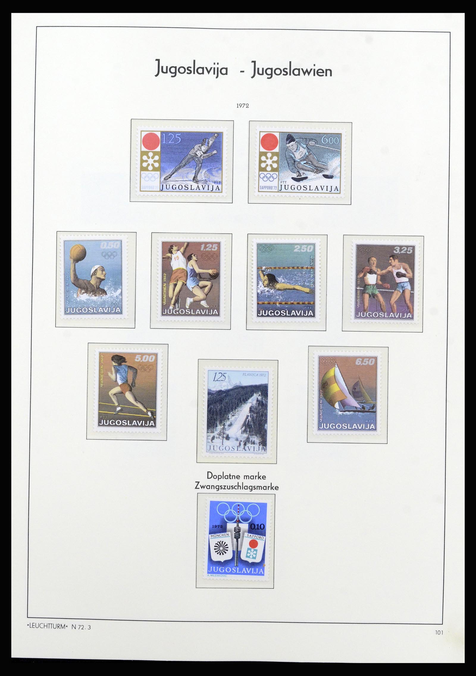 37091 078 - Postzegelverzameling 37091 Joegoslavië 1945-2001.