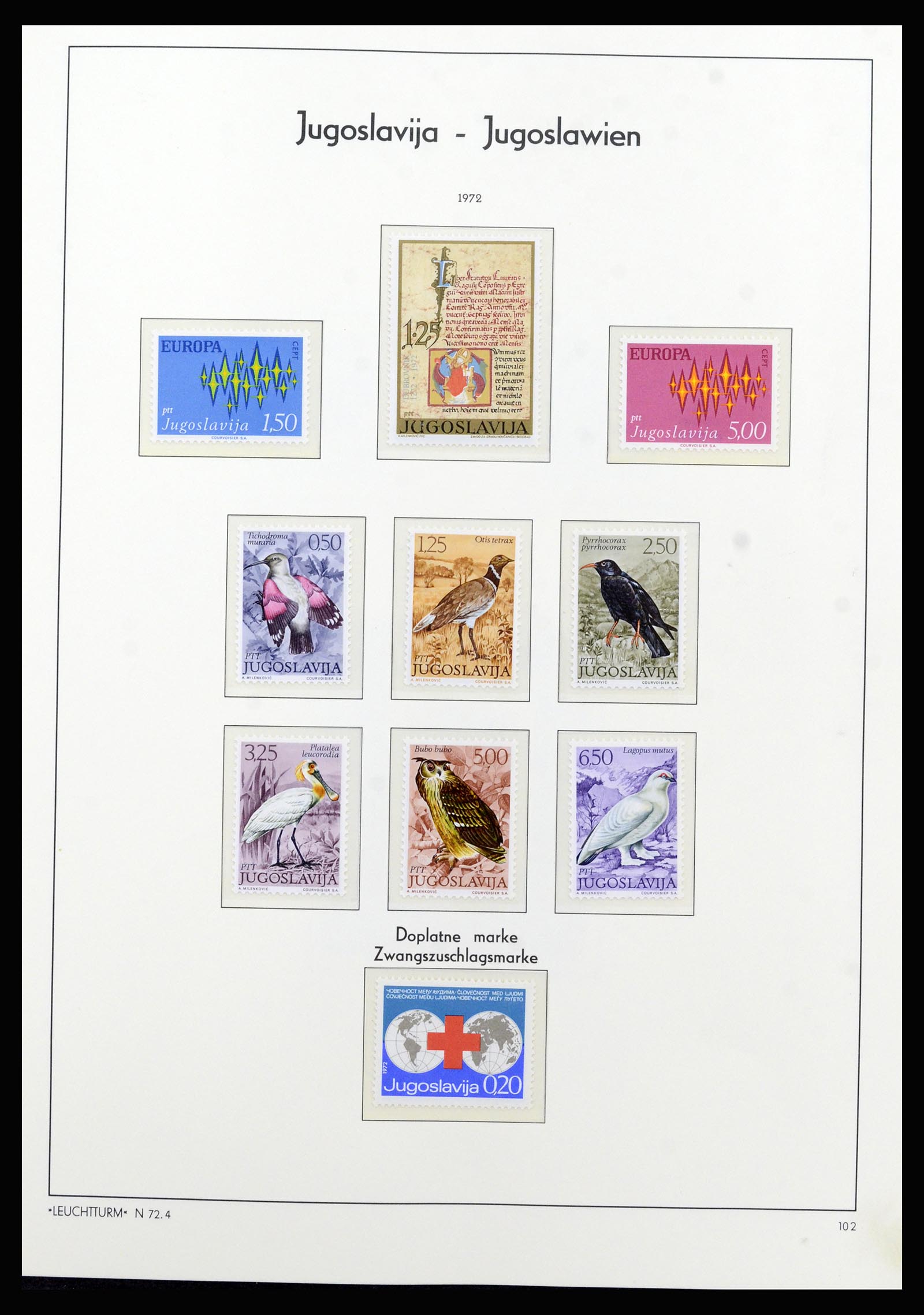 37091 079 - Postzegelverzameling 37091 Joegoslavië 1945-2001.