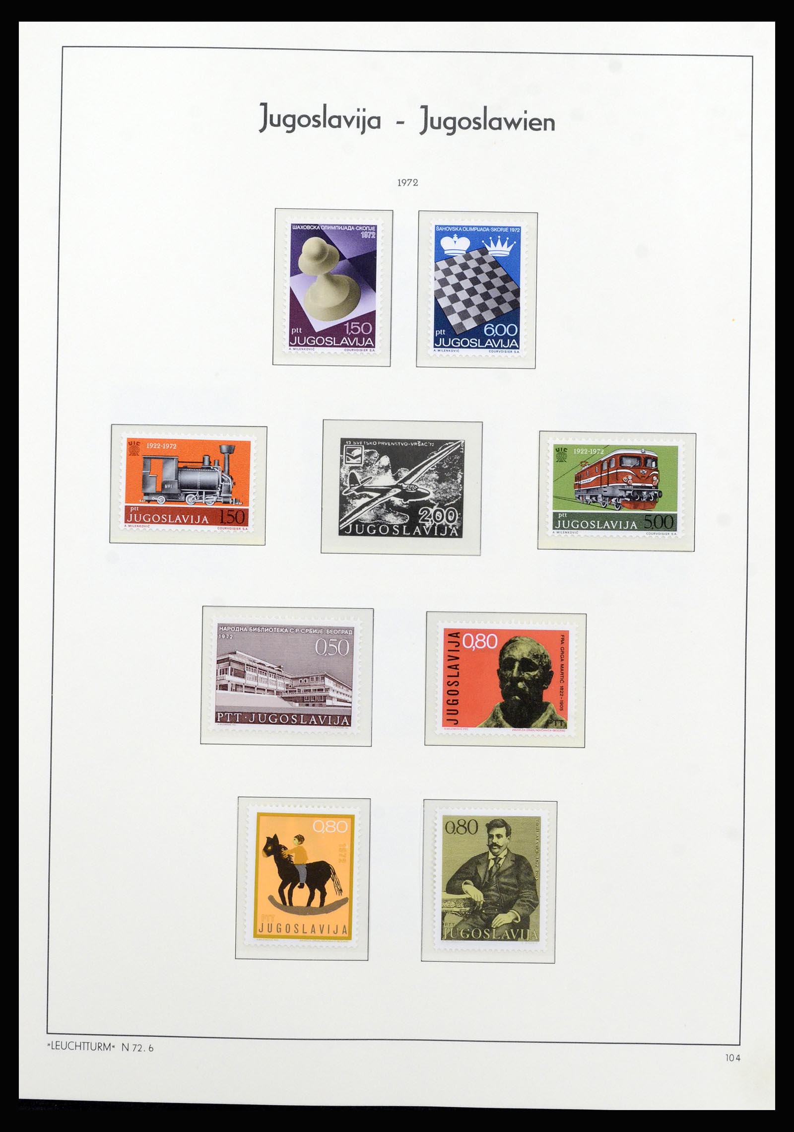 37091 081 - Postzegelverzameling 37091 Joegoslavië 1945-2001.