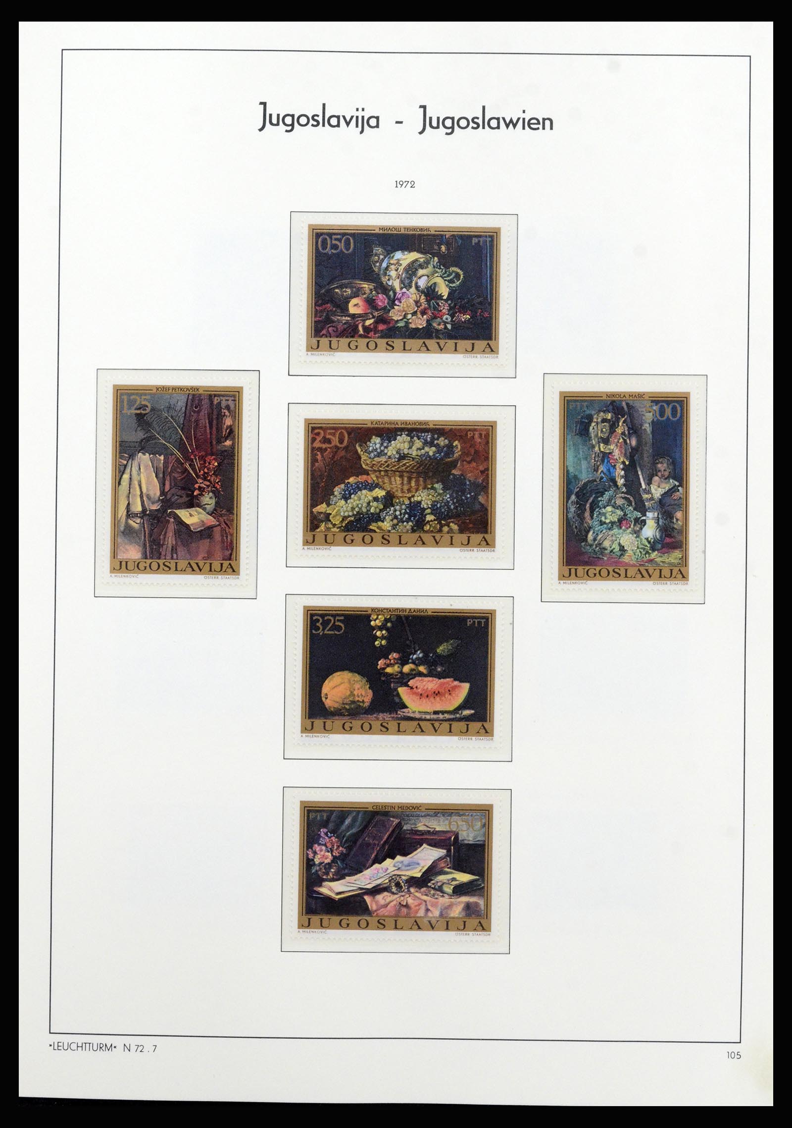 37091 082 - Postzegelverzameling 37091 Joegoslavië 1945-2001.