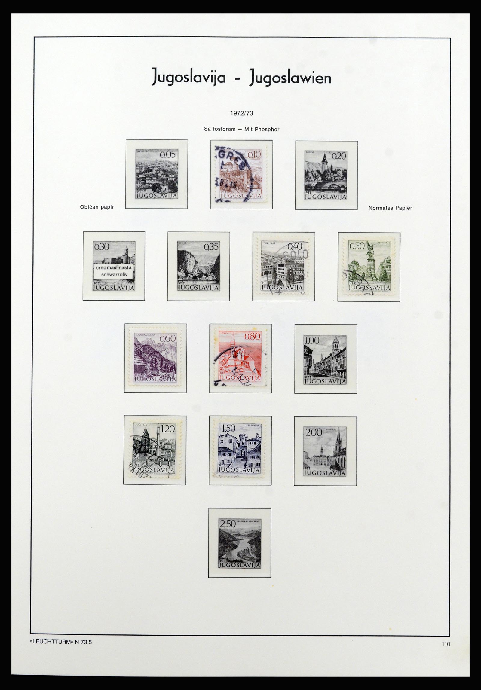 37091 087 - Postzegelverzameling 37091 Joegoslavië 1945-2001.