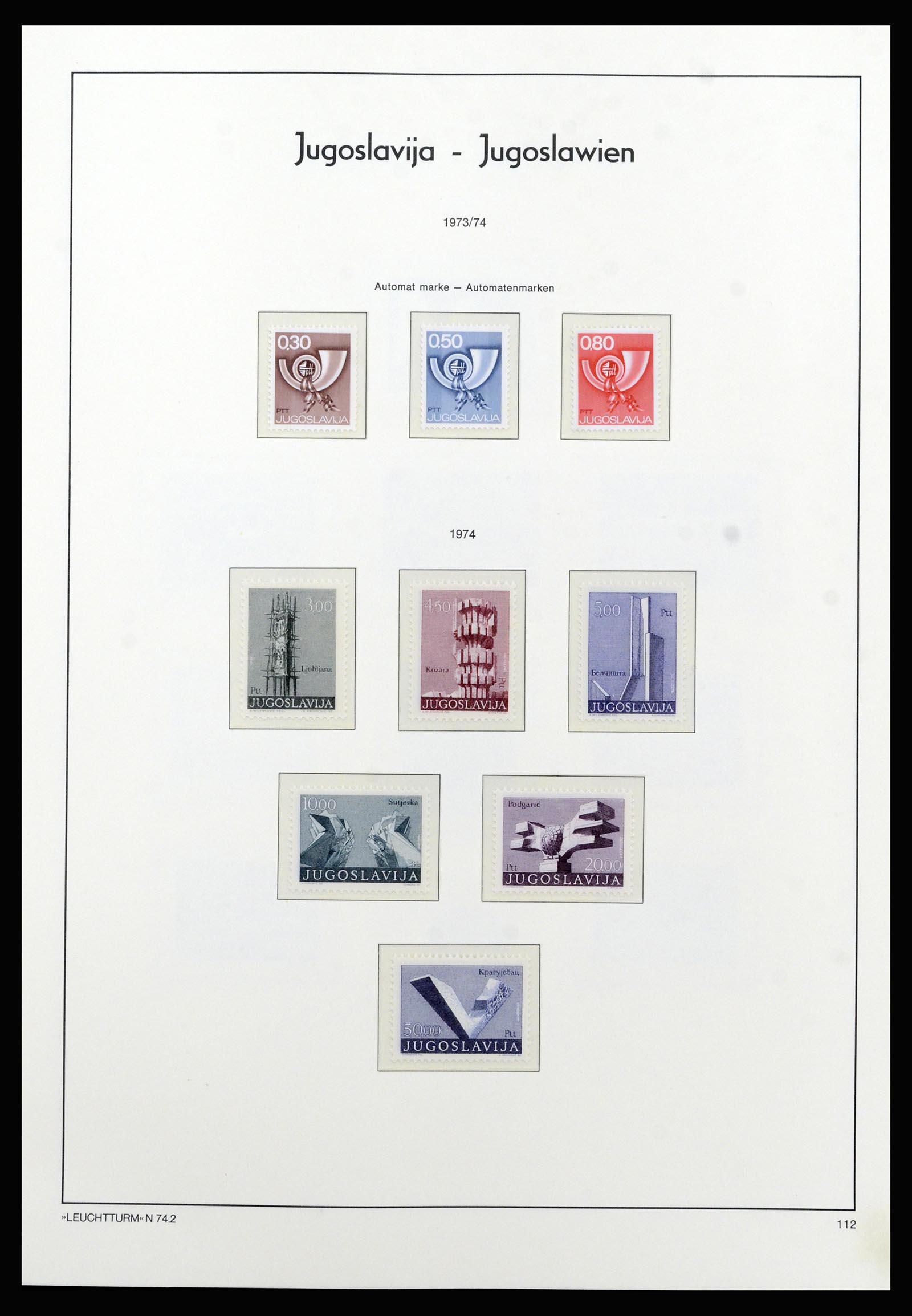37091 089 - Postzegelverzameling 37091 Joegoslavië 1945-2001.