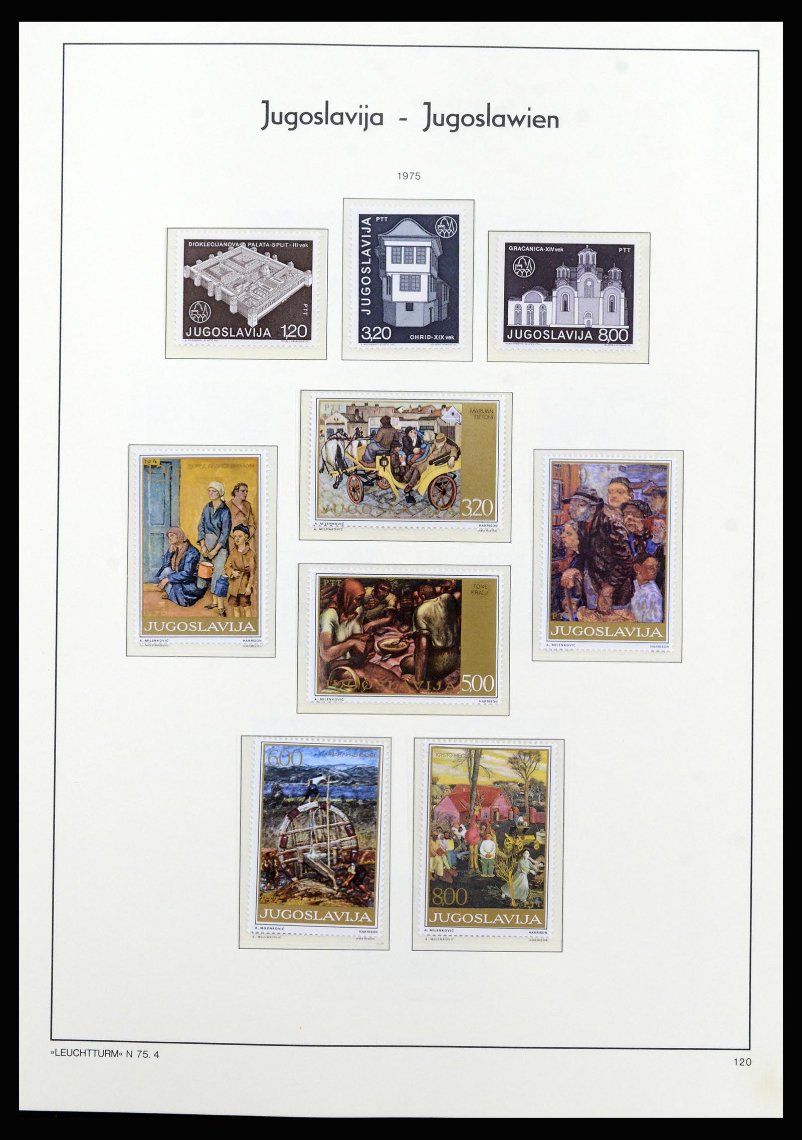 37091 097 - Postzegelverzameling 37091 Joegoslavië 1945-2001.