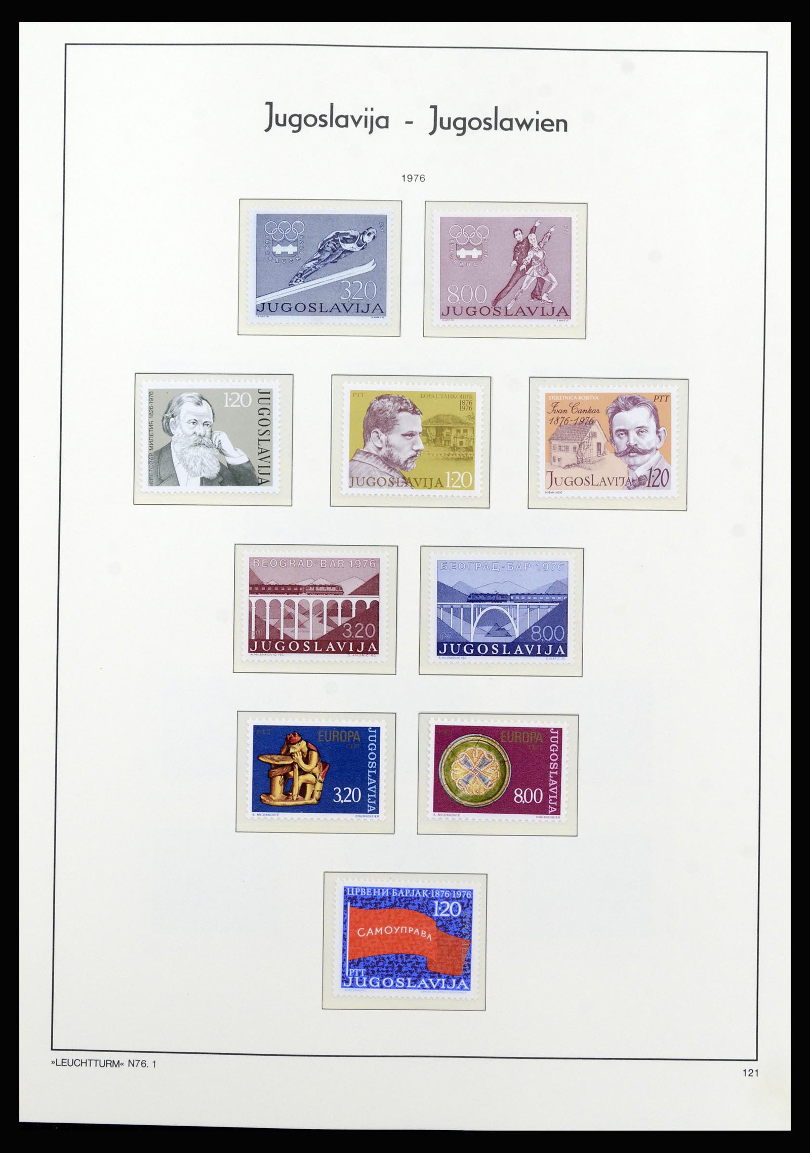 37091 098 - Postzegelverzameling 37091 Joegoslavië 1945-2001.