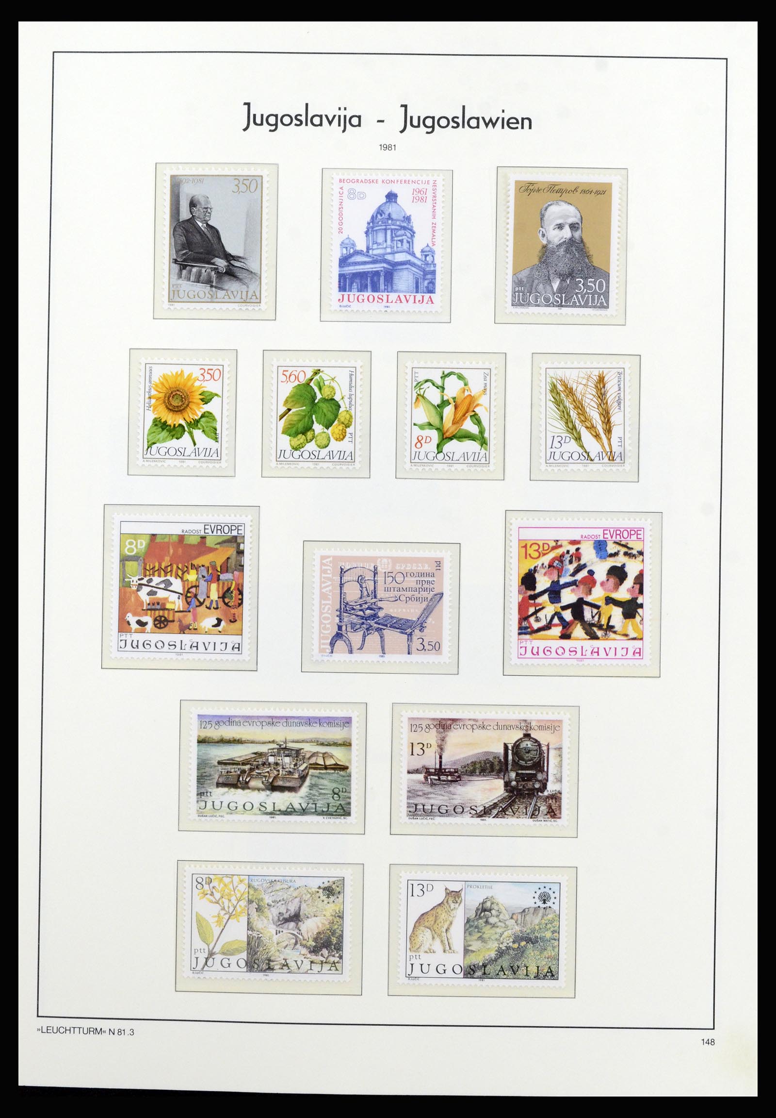 37091 125 - Postzegelverzameling 37091 Joegoslavië 1945-2001.