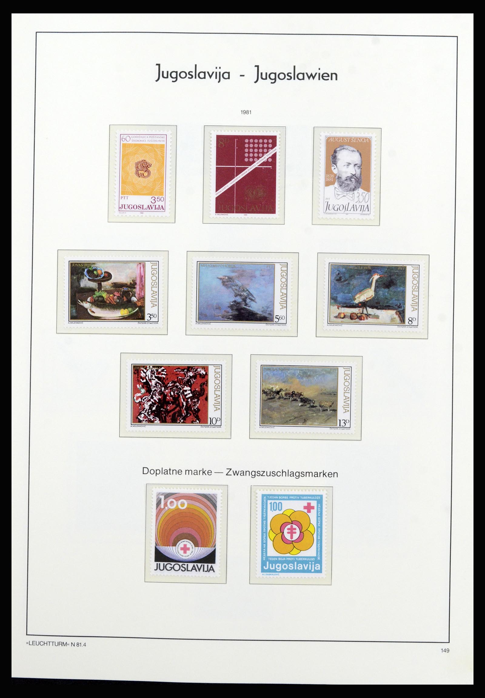 37091 126 - Postzegelverzameling 37091 Joegoslavië 1945-2001.