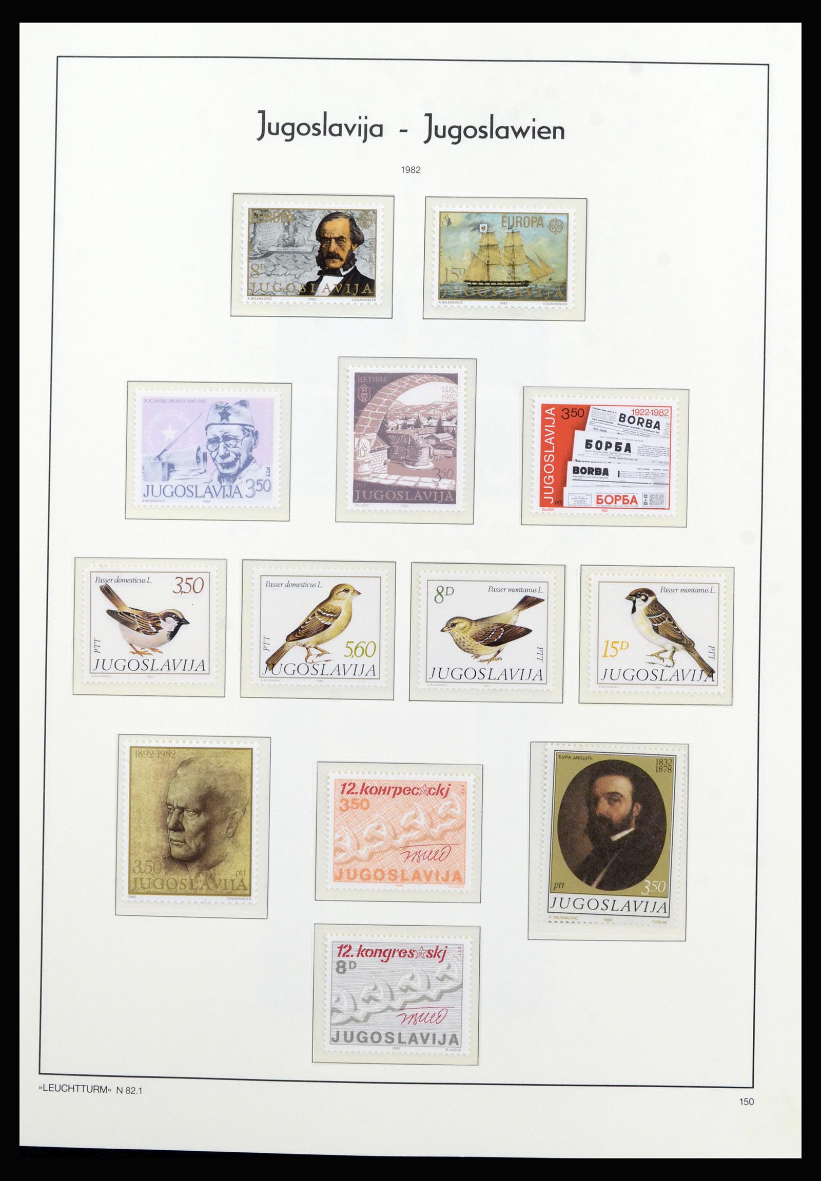 37091 127 - Postzegelverzameling 37091 Joegoslavië 1945-2001.