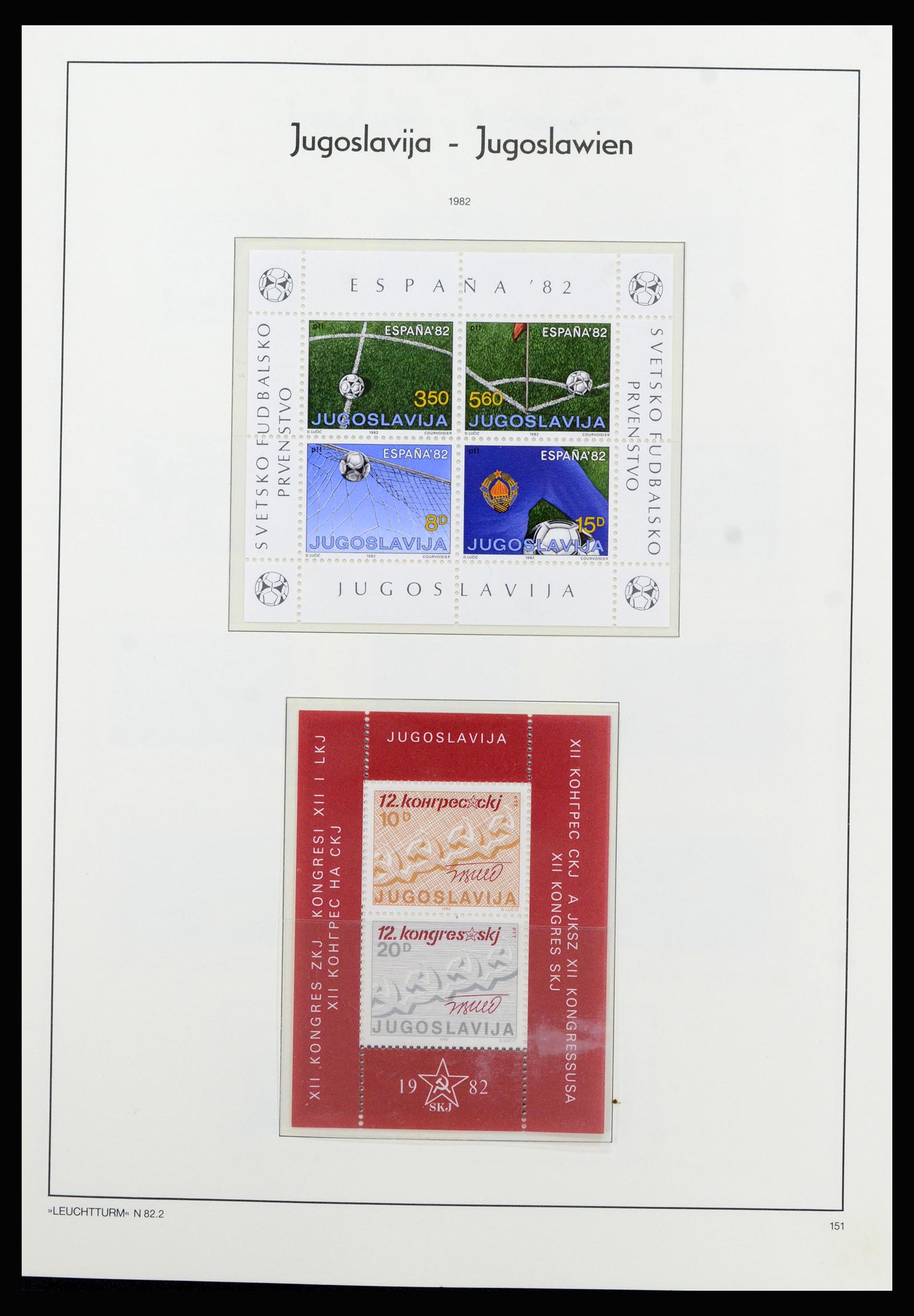 37091 128 - Postzegelverzameling 37091 Joegoslavië 1945-2001.