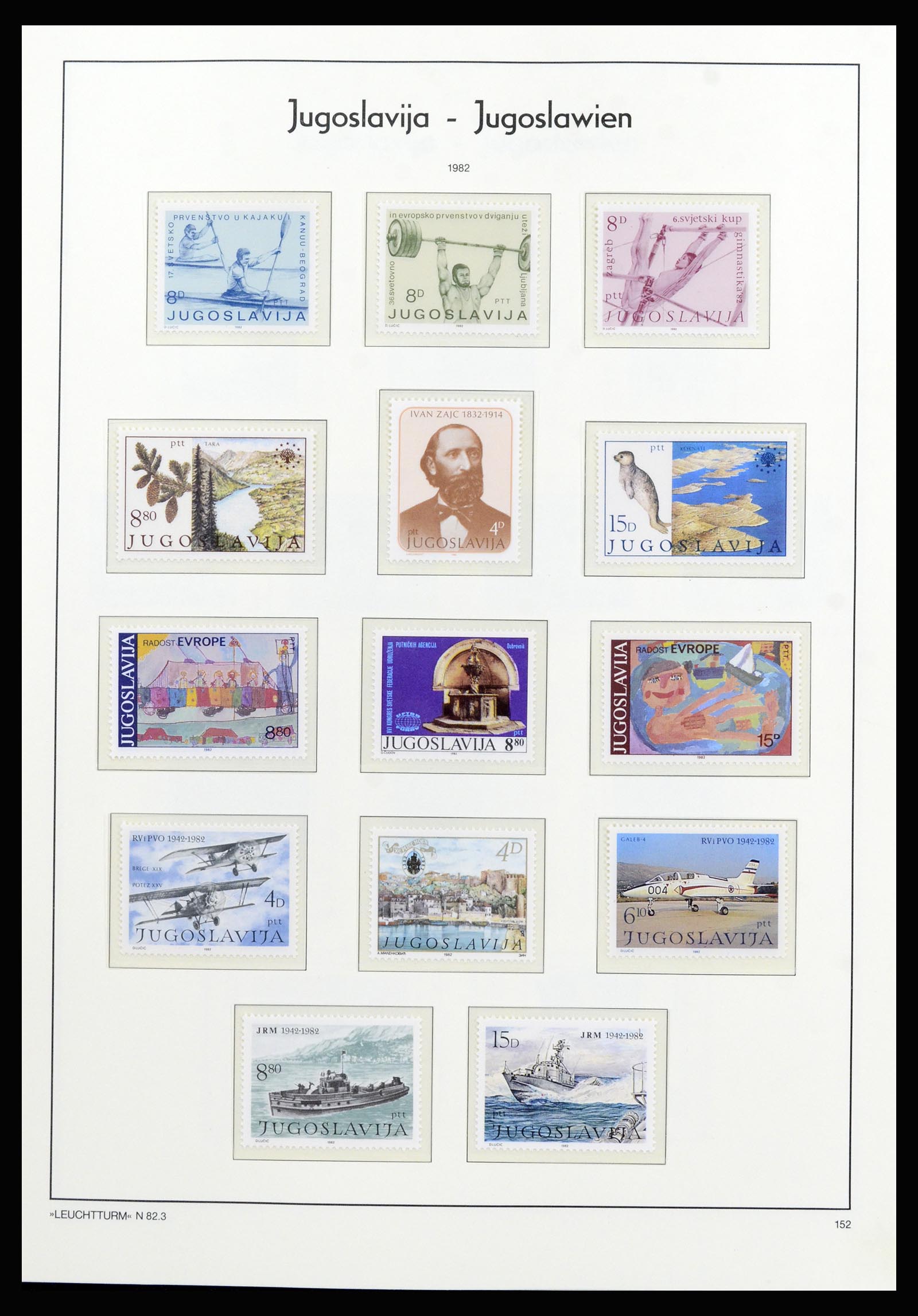 37091 129 - Postzegelverzameling 37091 Joegoslavië 1945-2001.