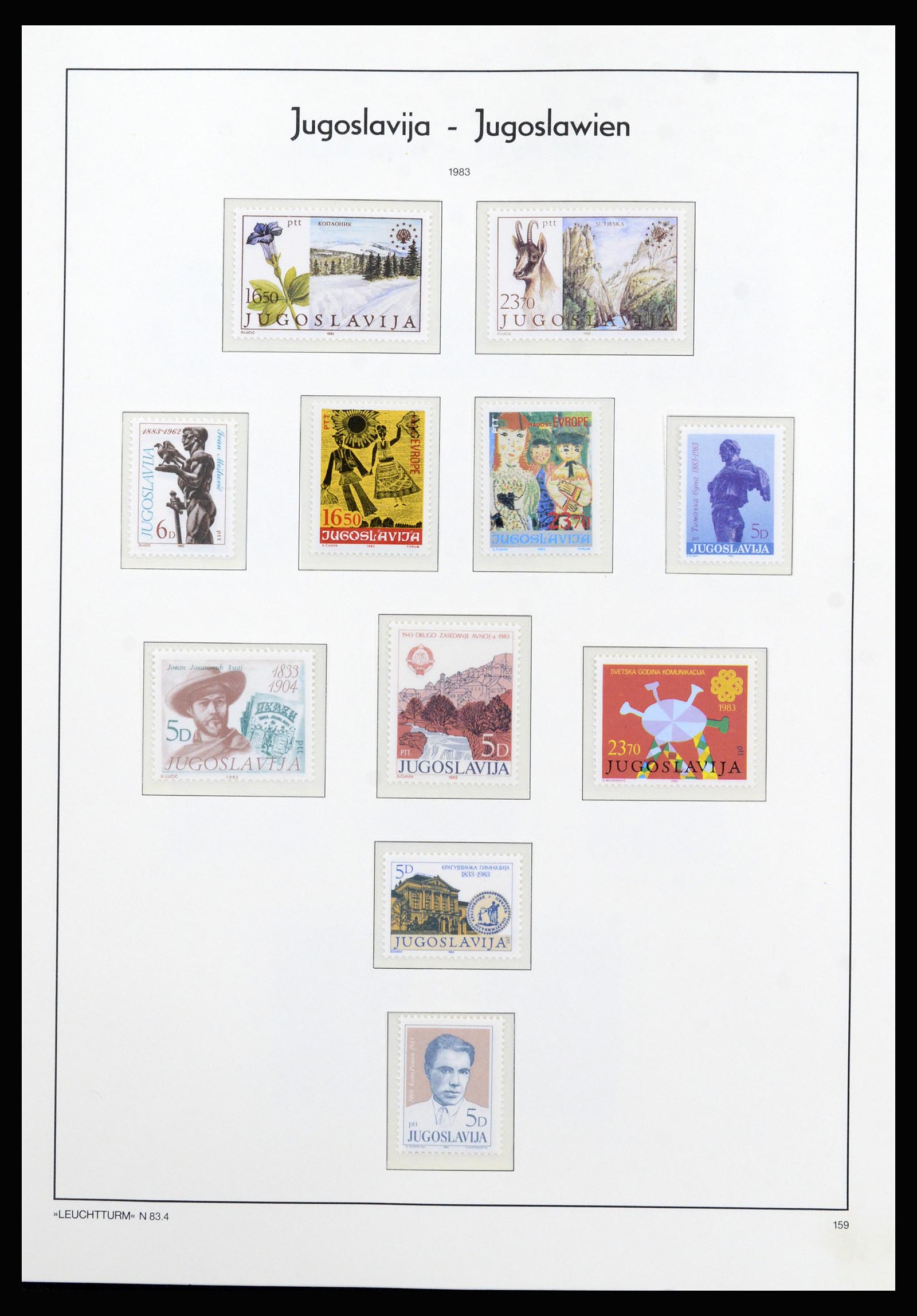 37091 136 - Postzegelverzameling 37091 Joegoslavië 1945-2001.