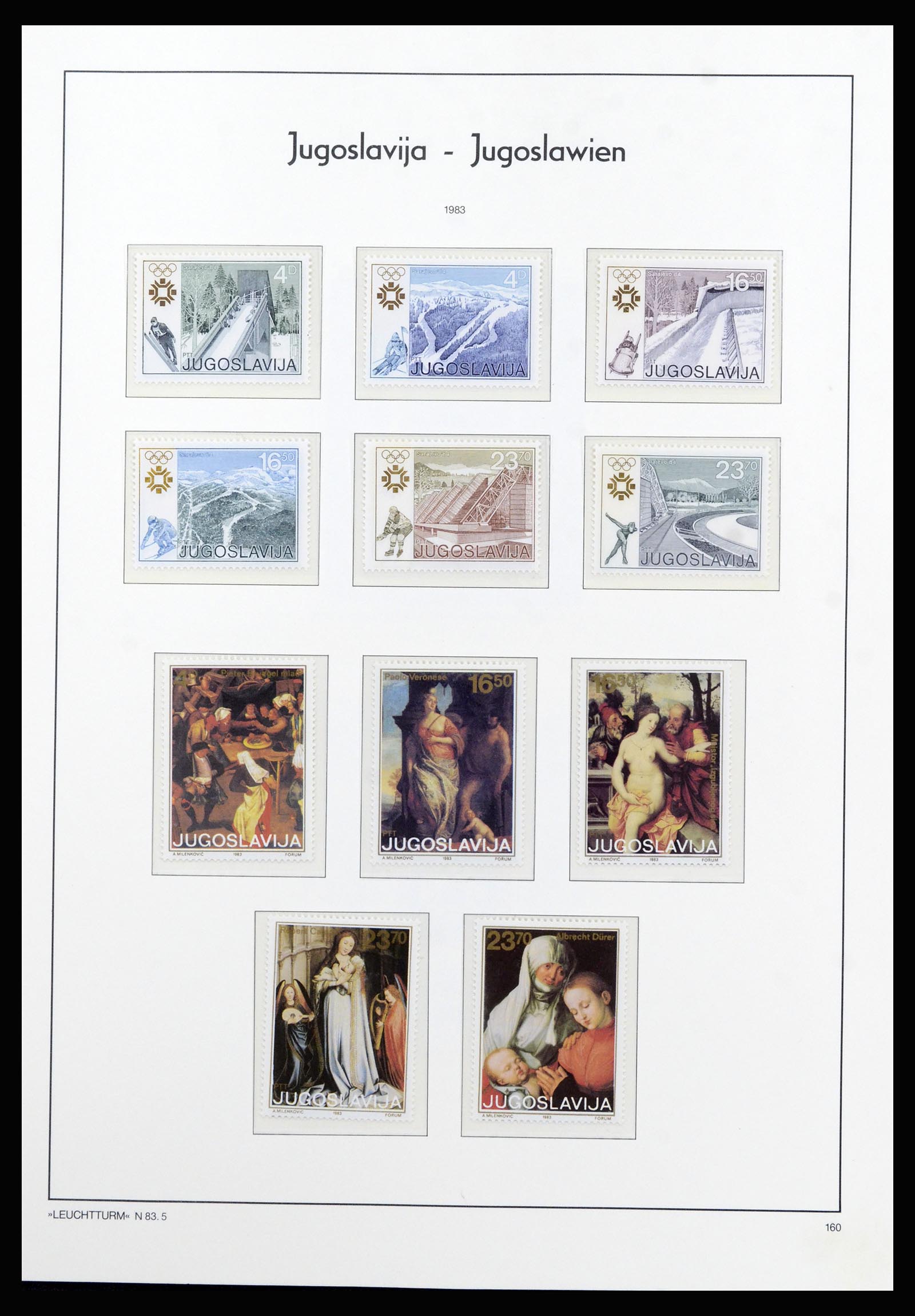 37091 137 - Postzegelverzameling 37091 Joegoslavië 1945-2001.