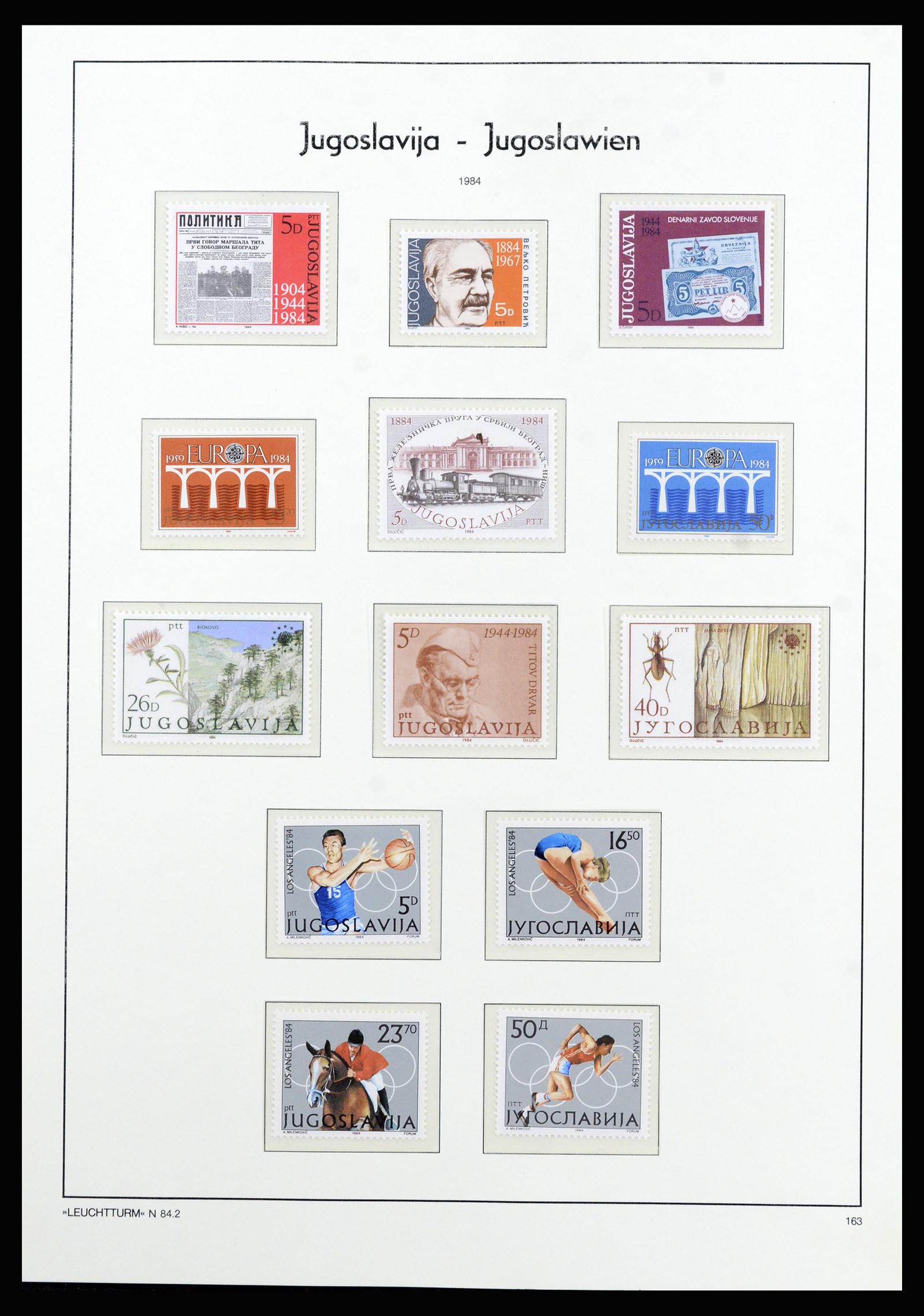 37091 140 - Postzegelverzameling 37091 Joegoslavië 1945-2001.
