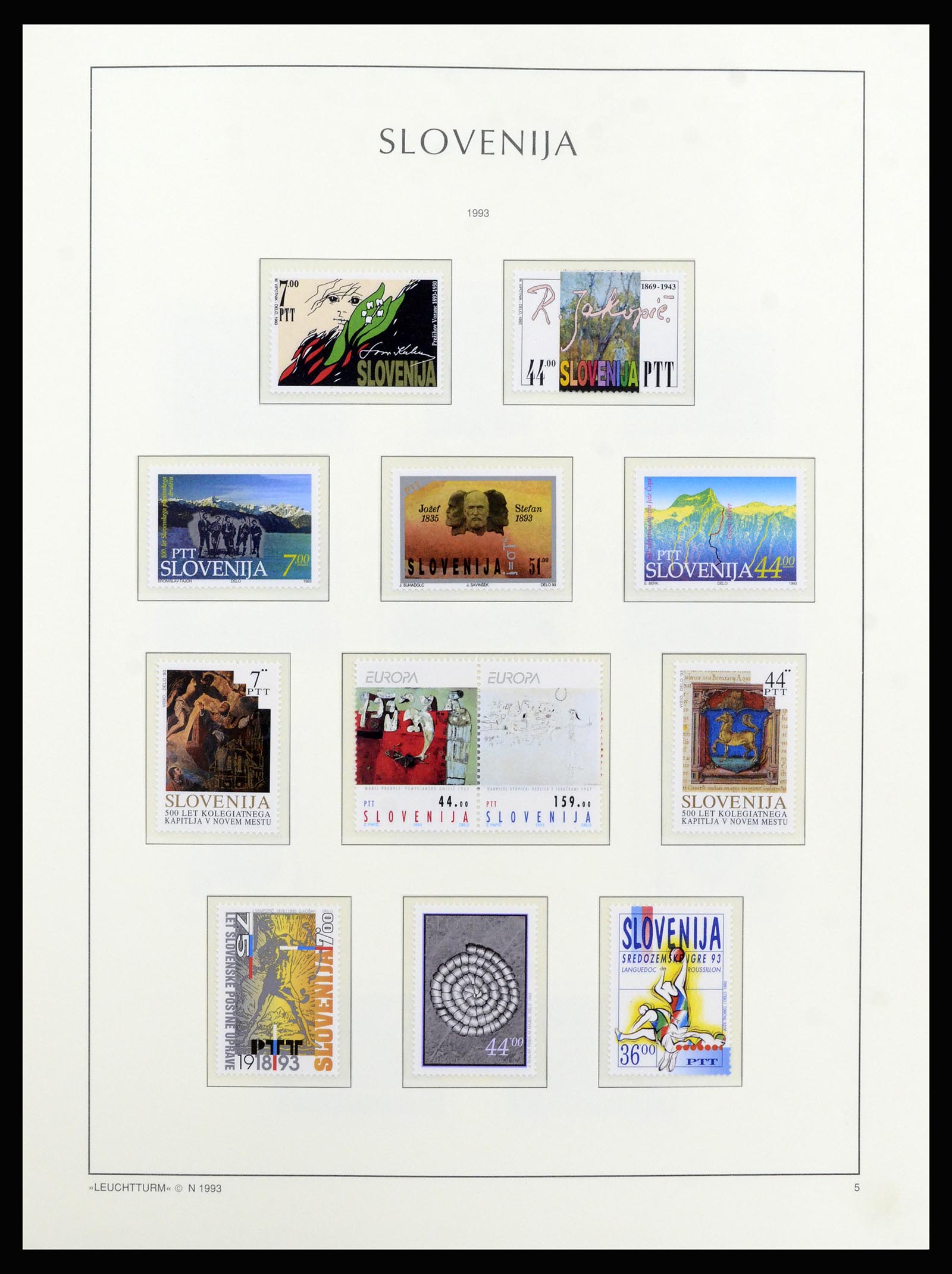 37091 327 - Postzegelverzameling 37091 Joegoslavië 1945-2001.