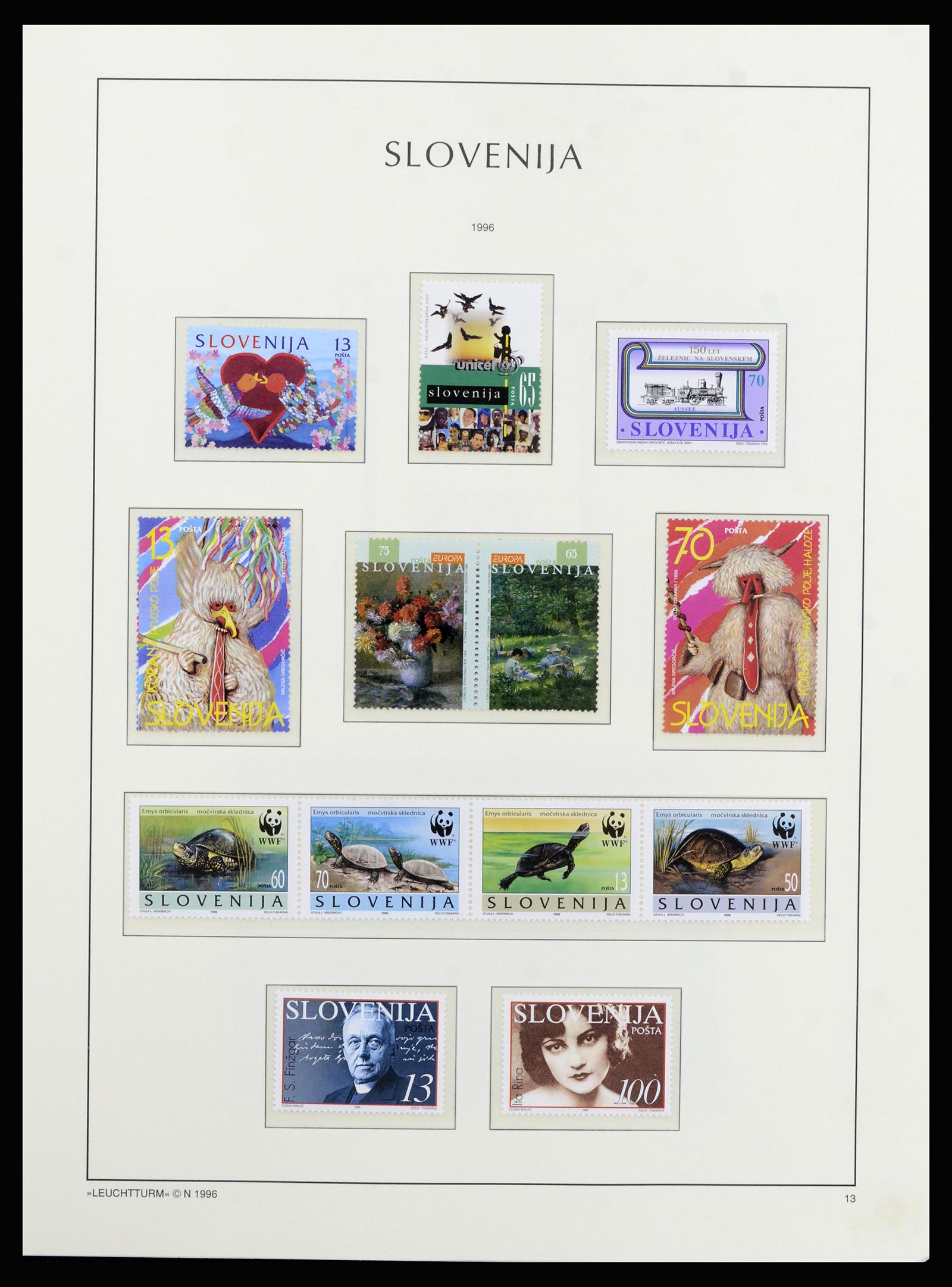 37091 335 - Postzegelverzameling 37091 Joegoslavië 1945-2001.
