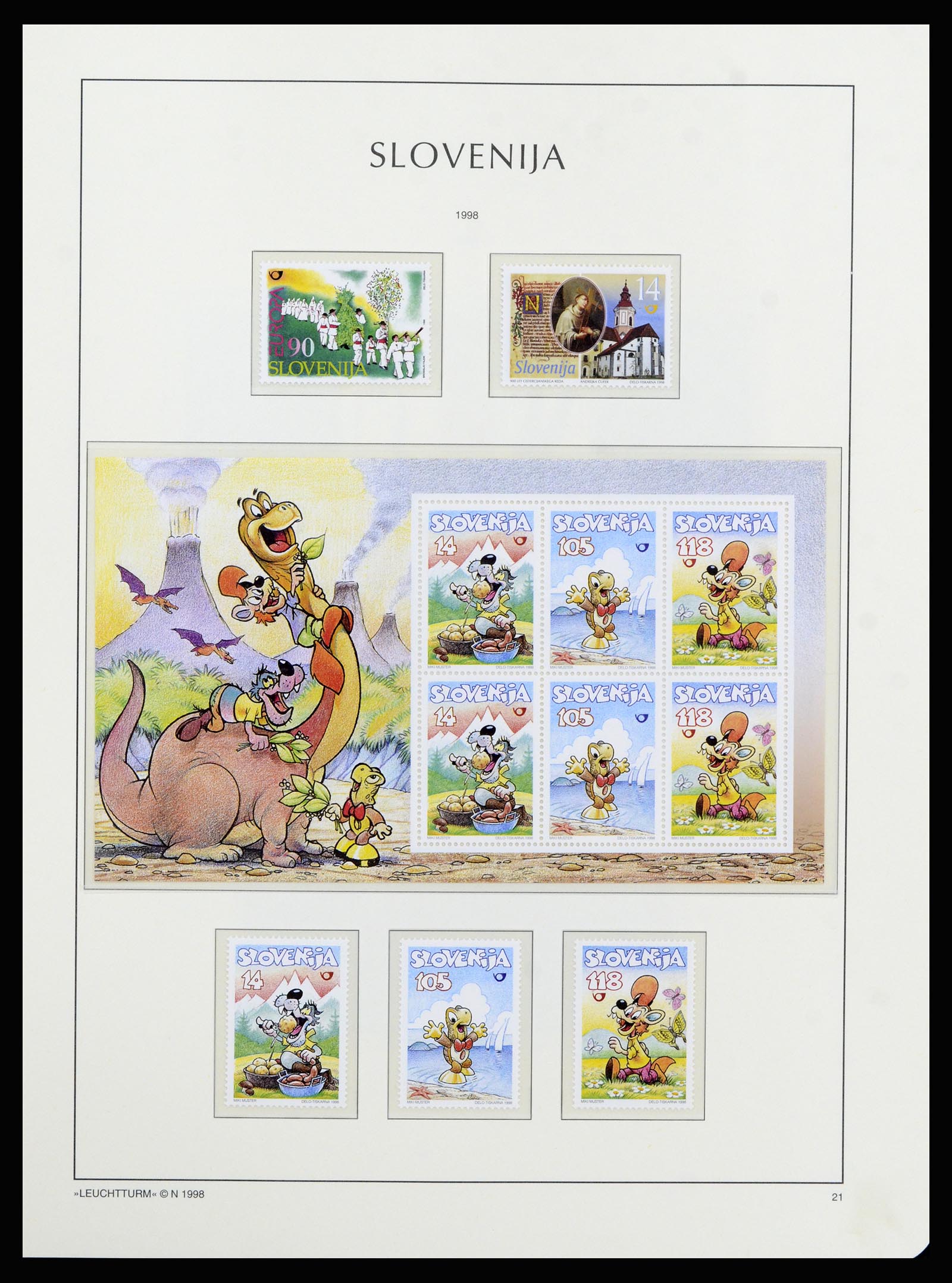 37091 346 - Postzegelverzameling 37091 Joegoslavië 1945-2001.