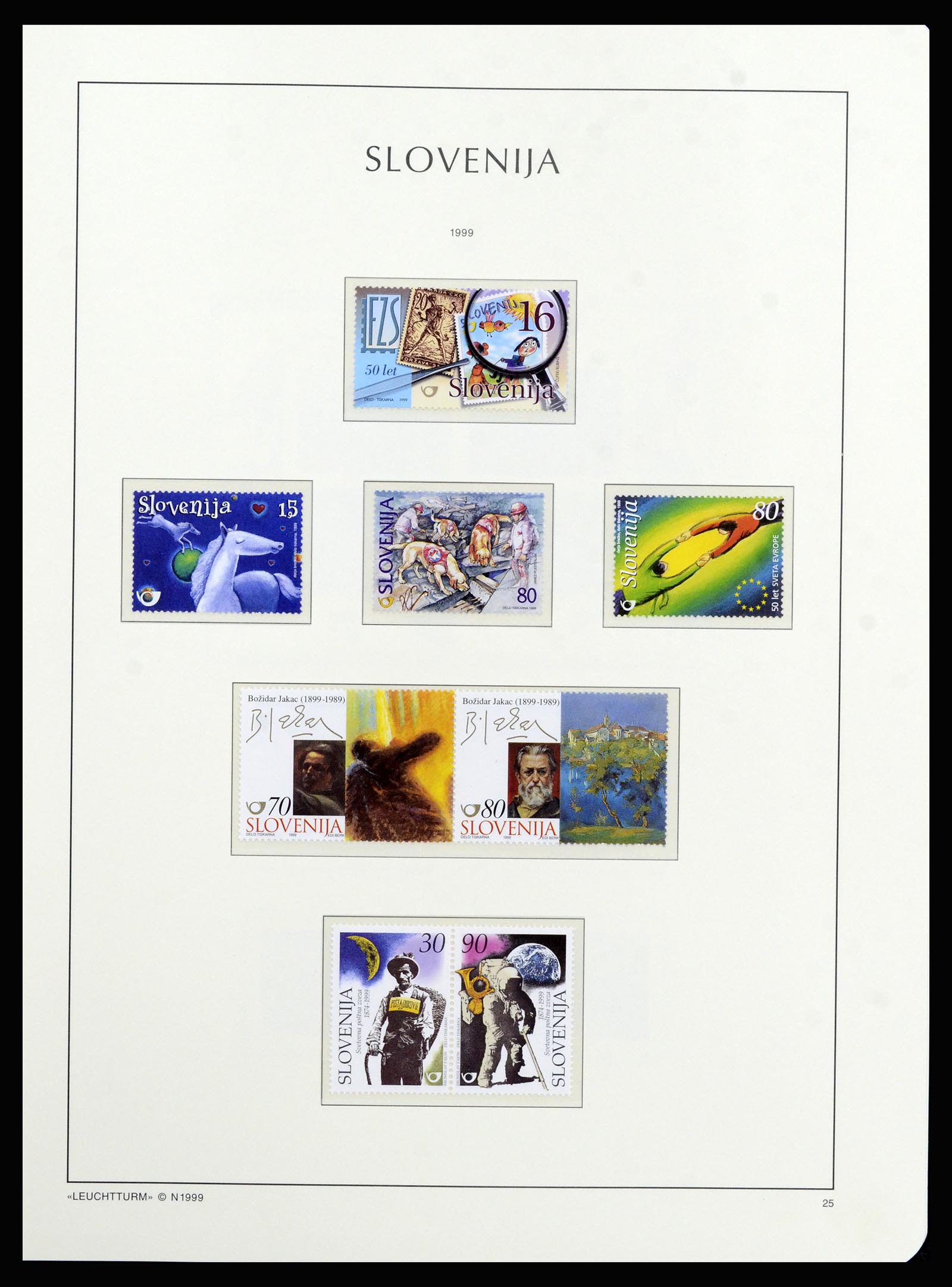 37091 350 - Postzegelverzameling 37091 Joegoslavië 1945-2001.