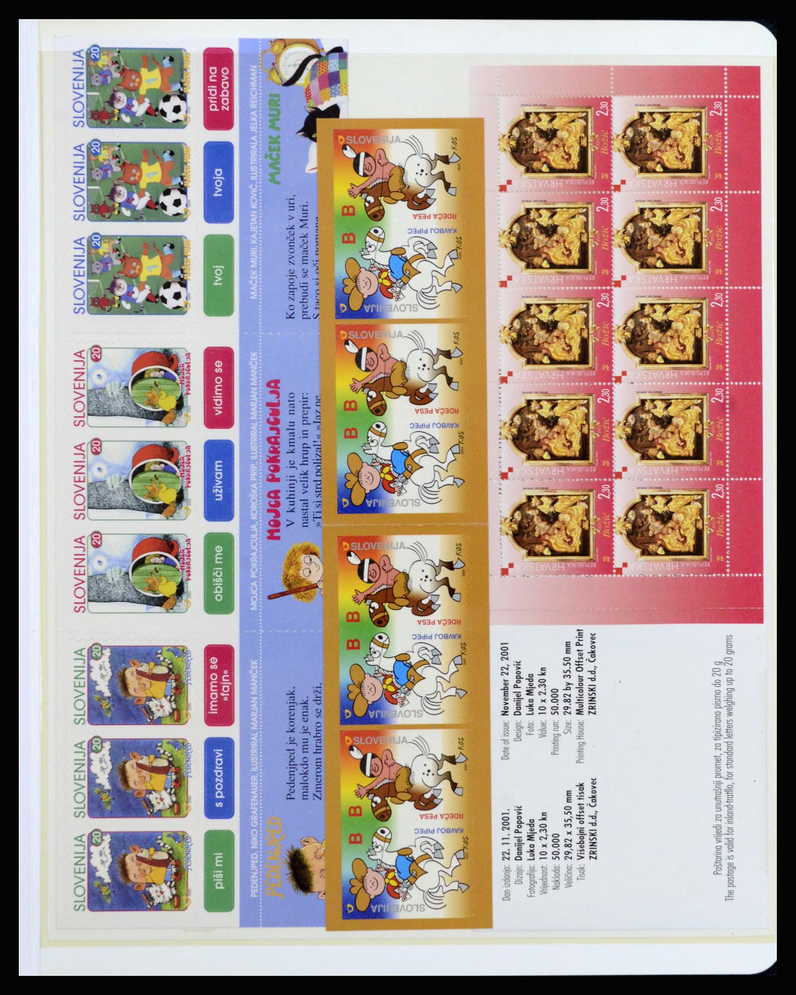 37091 373 - Postzegelverzameling 37091 Joegoslavië 1945-2001.