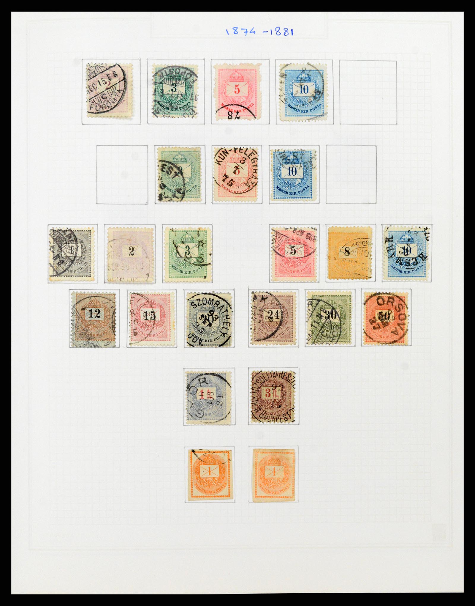 37092 003 - Postzegelverzameling 37092 Hongarije 1871-2018.