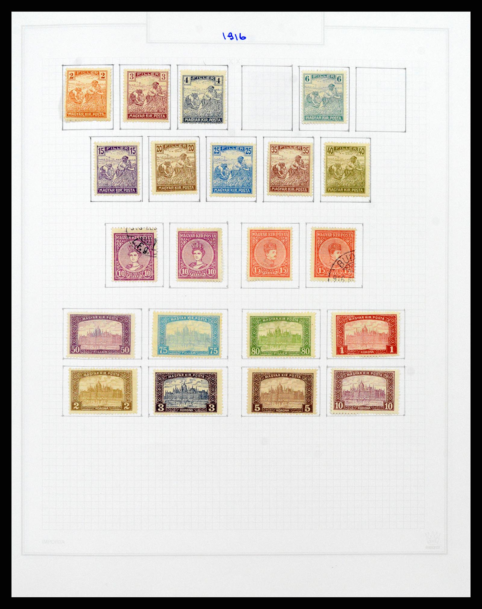 37092 015 - Postzegelverzameling 37092 Hongarije 1871-2018.