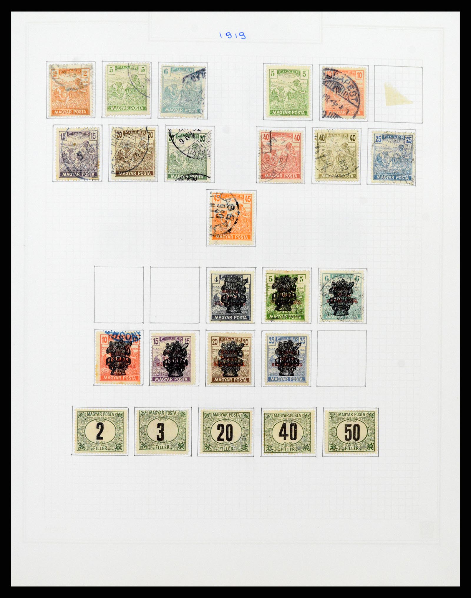 37092 021 - Postzegelverzameling 37092 Hongarije 1871-2018.