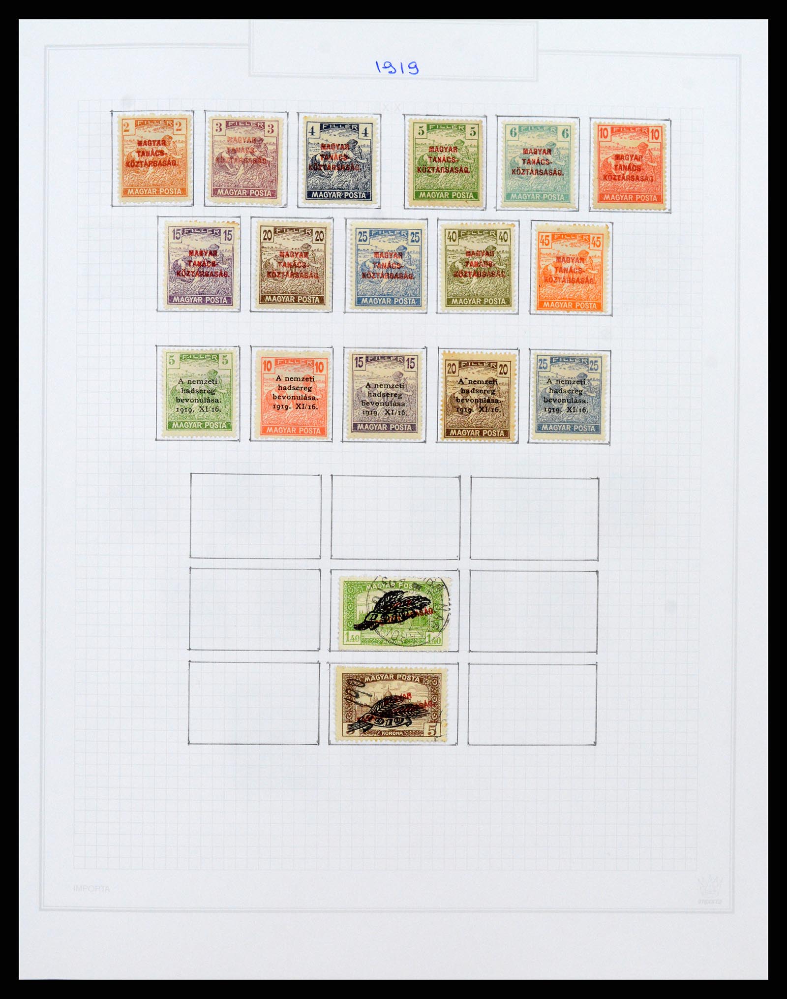 37092 022 - Postzegelverzameling 37092 Hongarije 1871-2018.