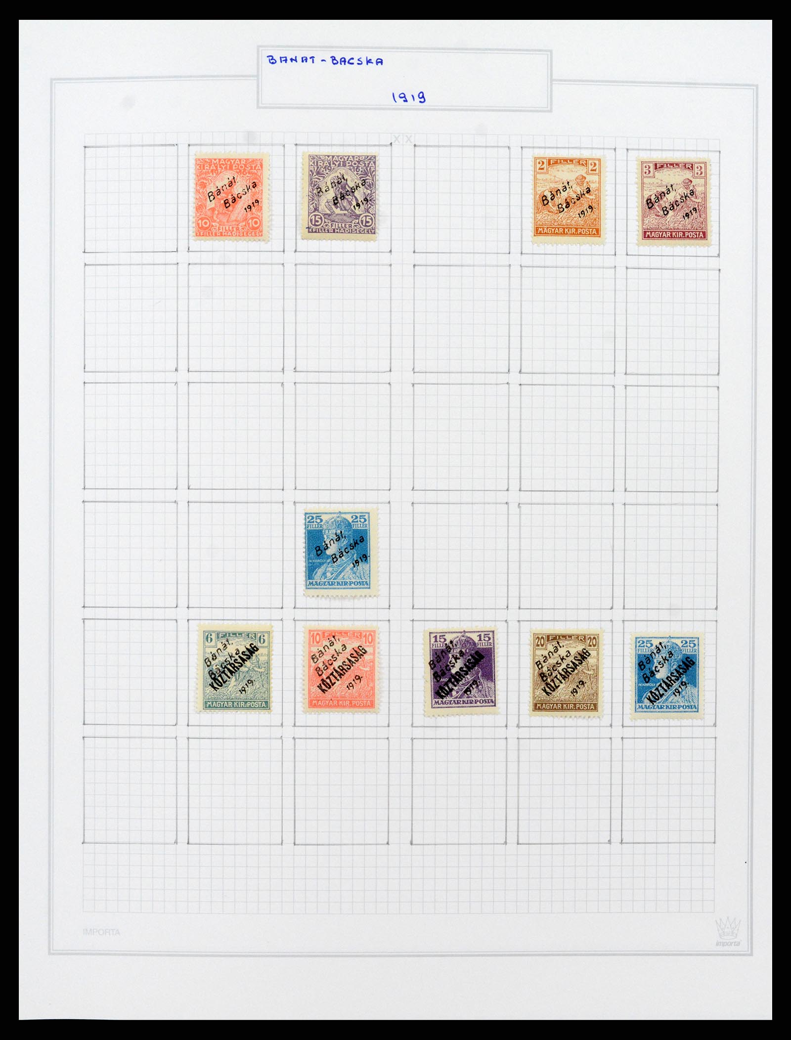 37092 035 - Postzegelverzameling 37092 Hongarije 1871-2018.