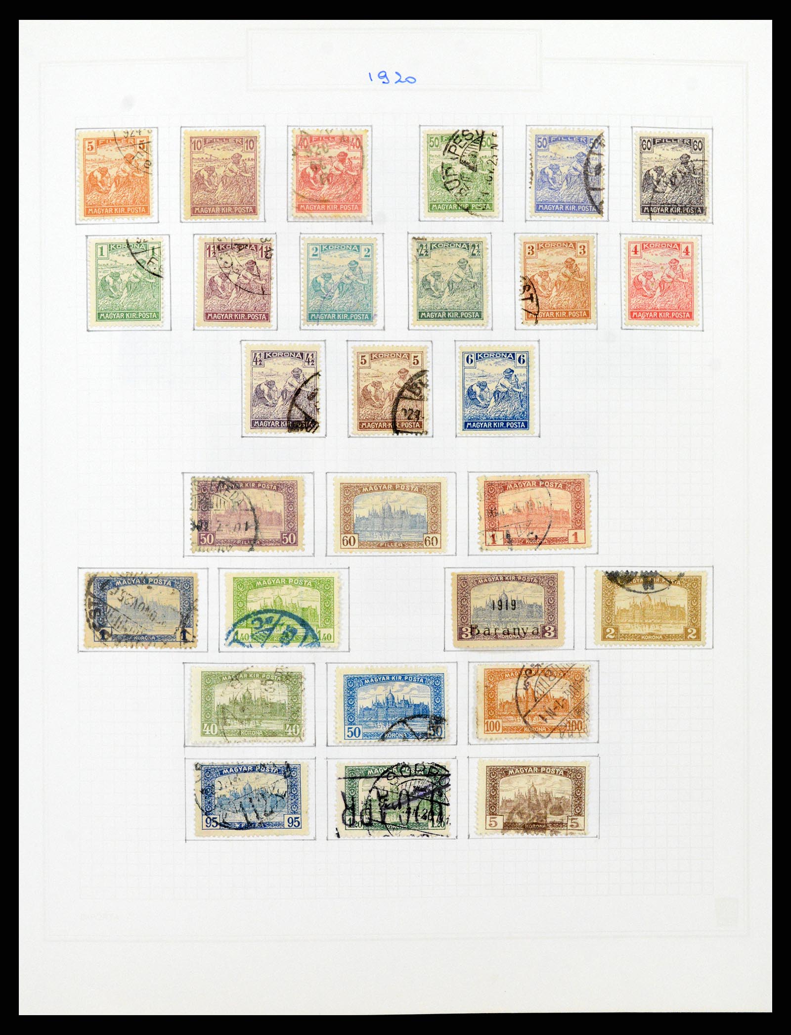 37092 039 - Postzegelverzameling 37092 Hongarije 1871-2018.