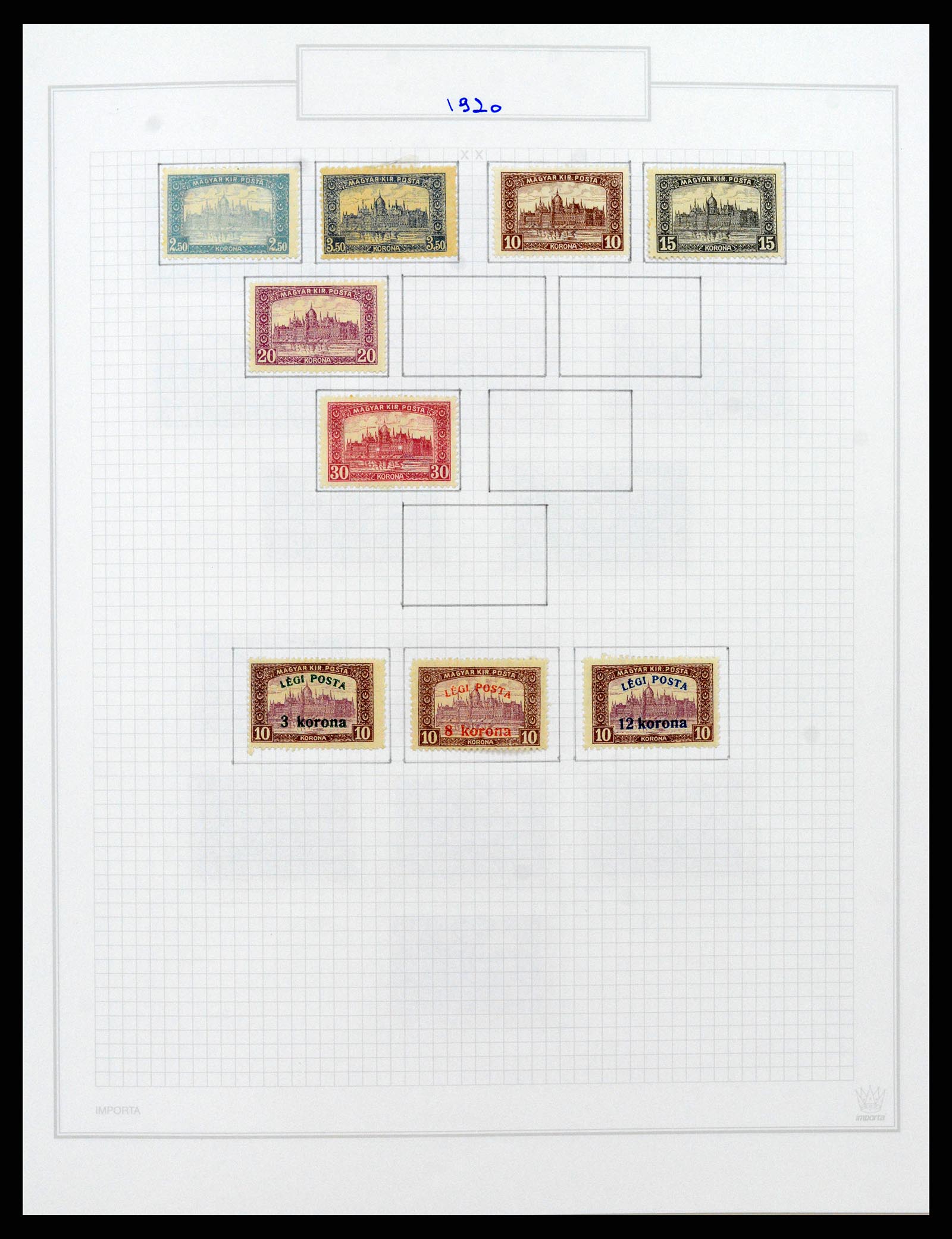 37092 041 - Postzegelverzameling 37092 Hongarije 1871-2018.