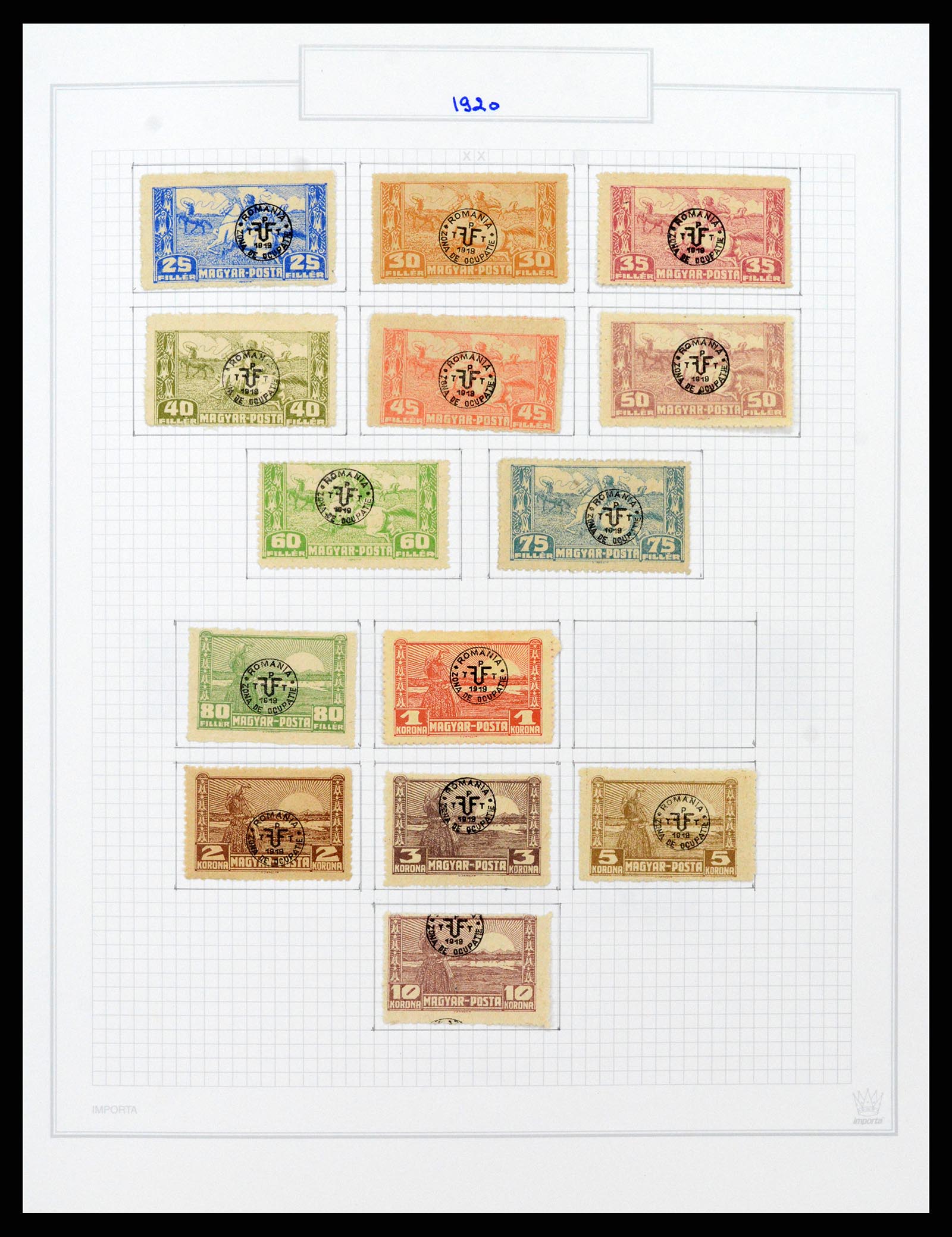 37092 042 - Postzegelverzameling 37092 Hongarije 1871-2018.