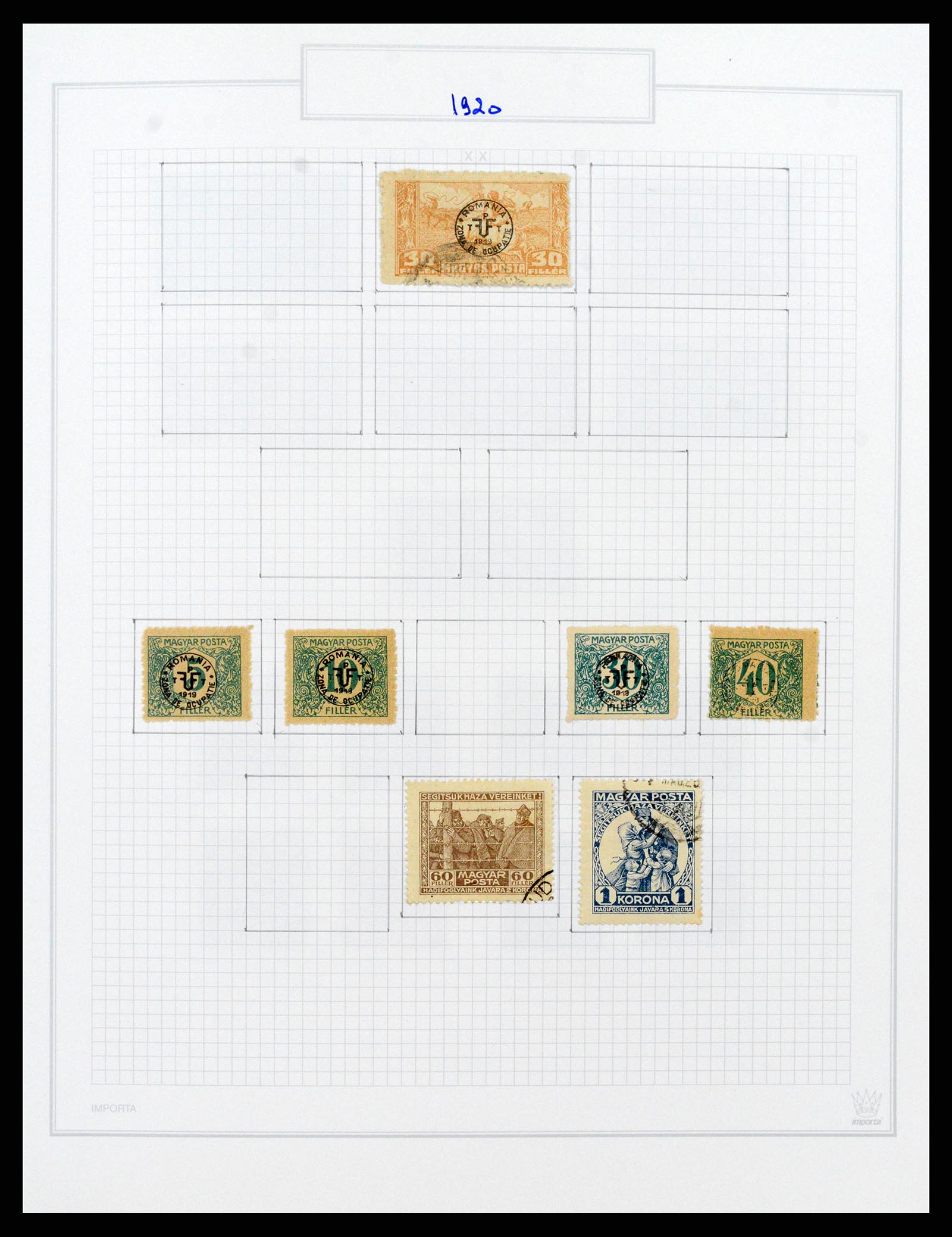 37092 043 - Postzegelverzameling 37092 Hongarije 1871-2018.