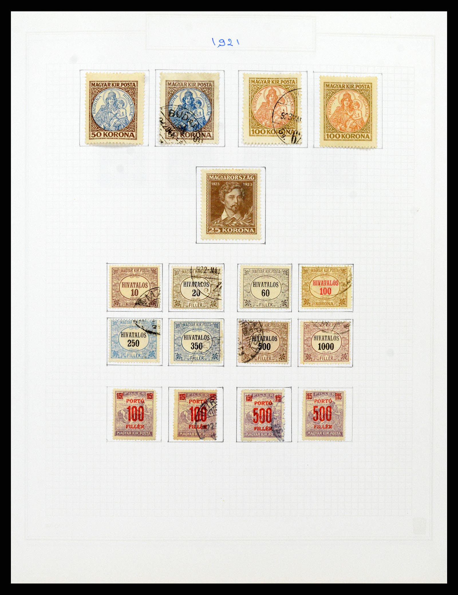 37092 045 - Postzegelverzameling 37092 Hongarije 1871-2018.