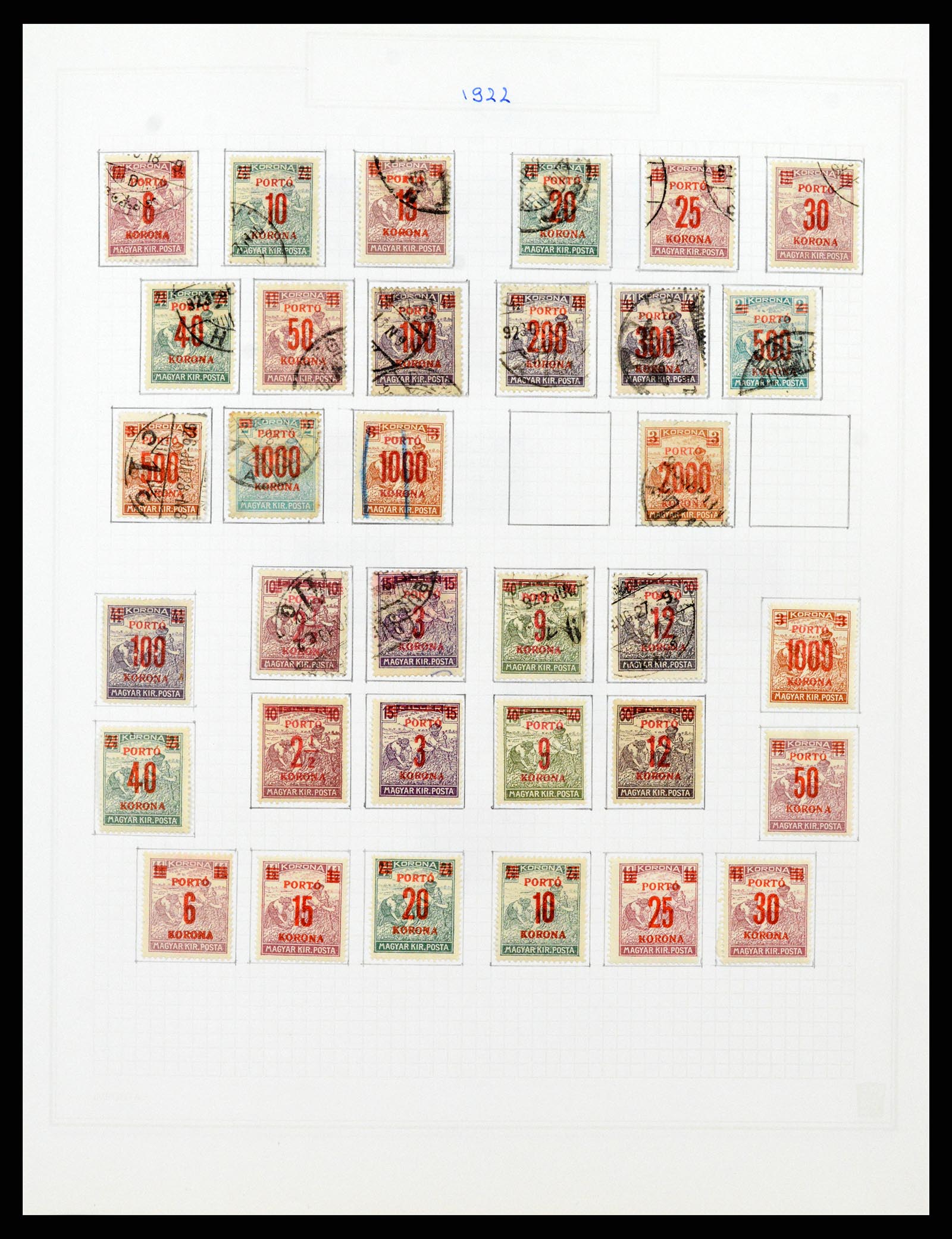 37092 048 - Postzegelverzameling 37092 Hongarije 1871-2018.