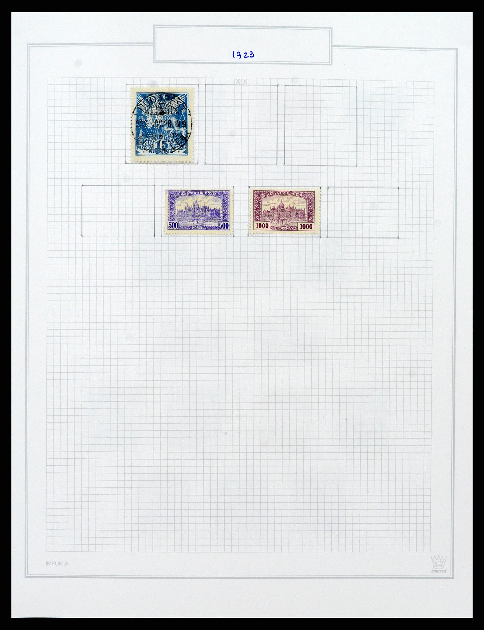 37092 053 - Postzegelverzameling 37092 Hongarije 1871-2018.