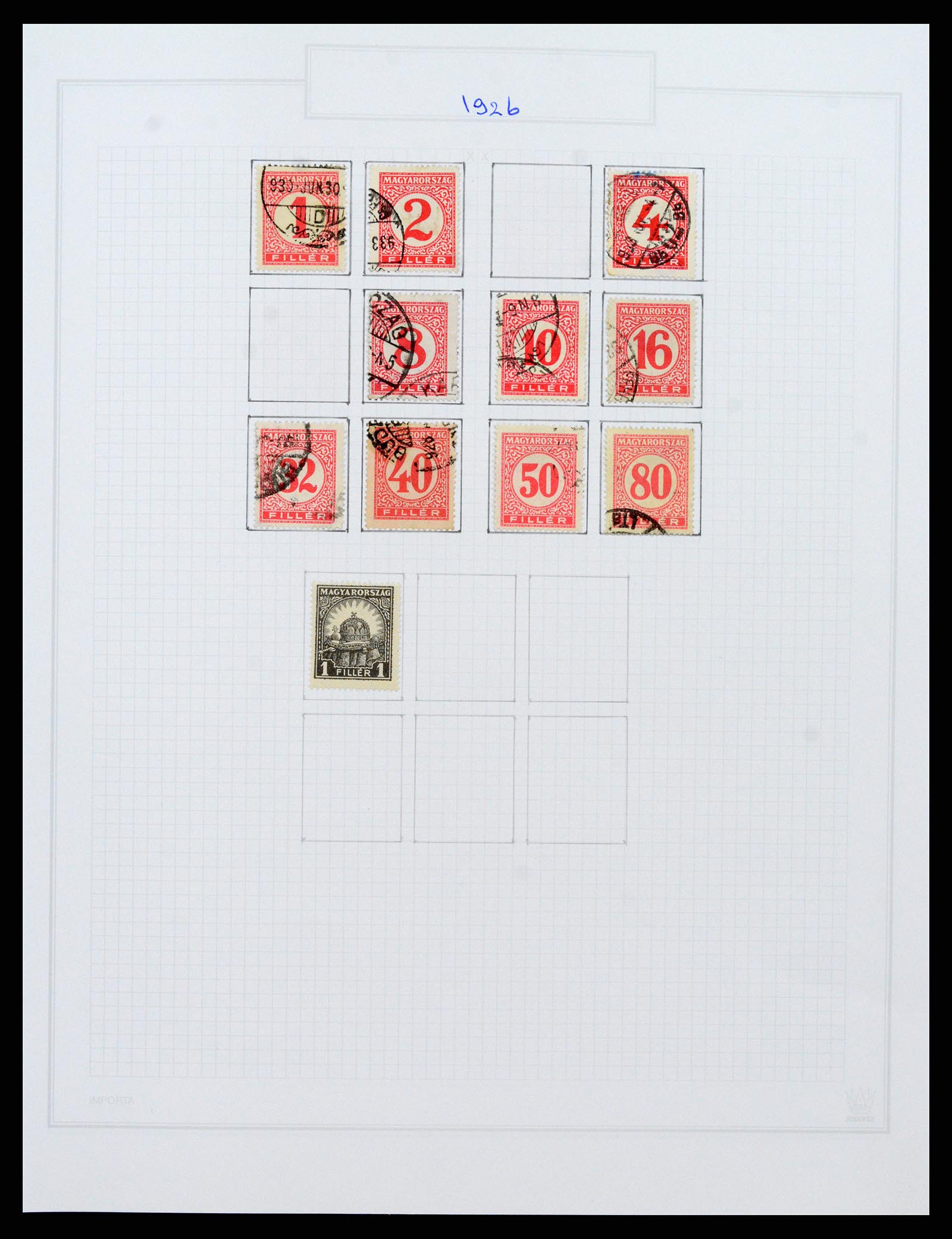 37092 058 - Postzegelverzameling 37092 Hongarije 1871-2018.