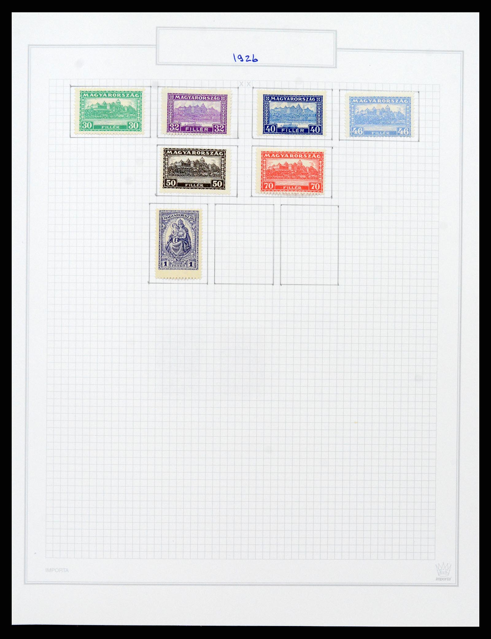 37092 060 - Postzegelverzameling 37092 Hongarije 1871-2018.