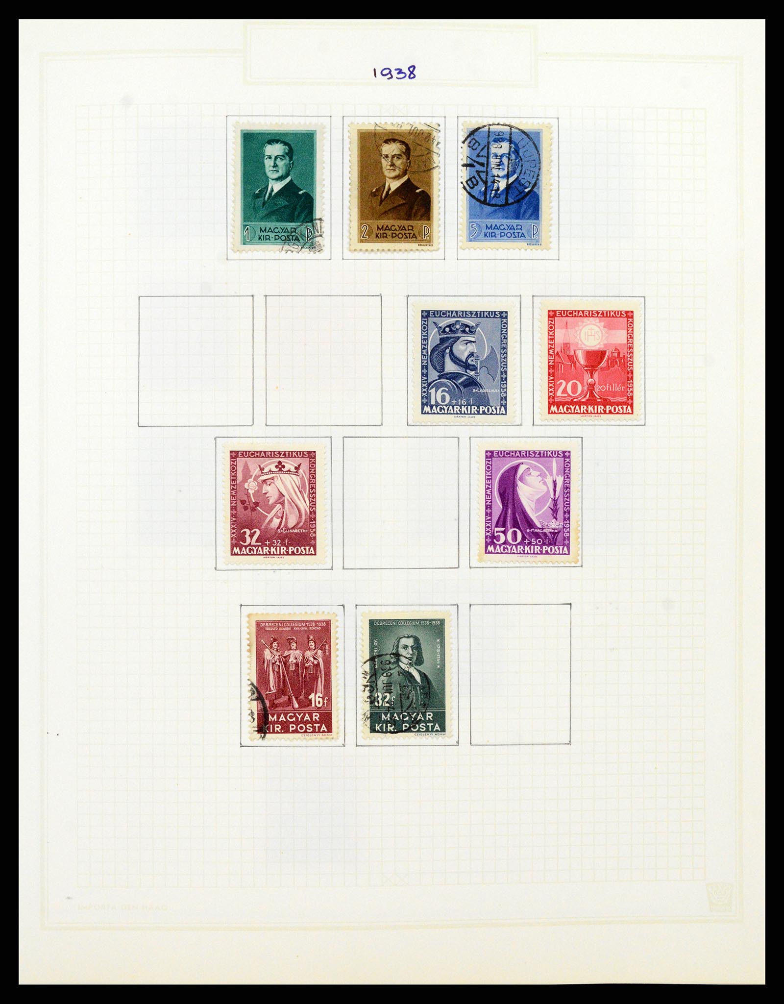 37092 082 - Postzegelverzameling 37092 Hongarije 1871-2018.