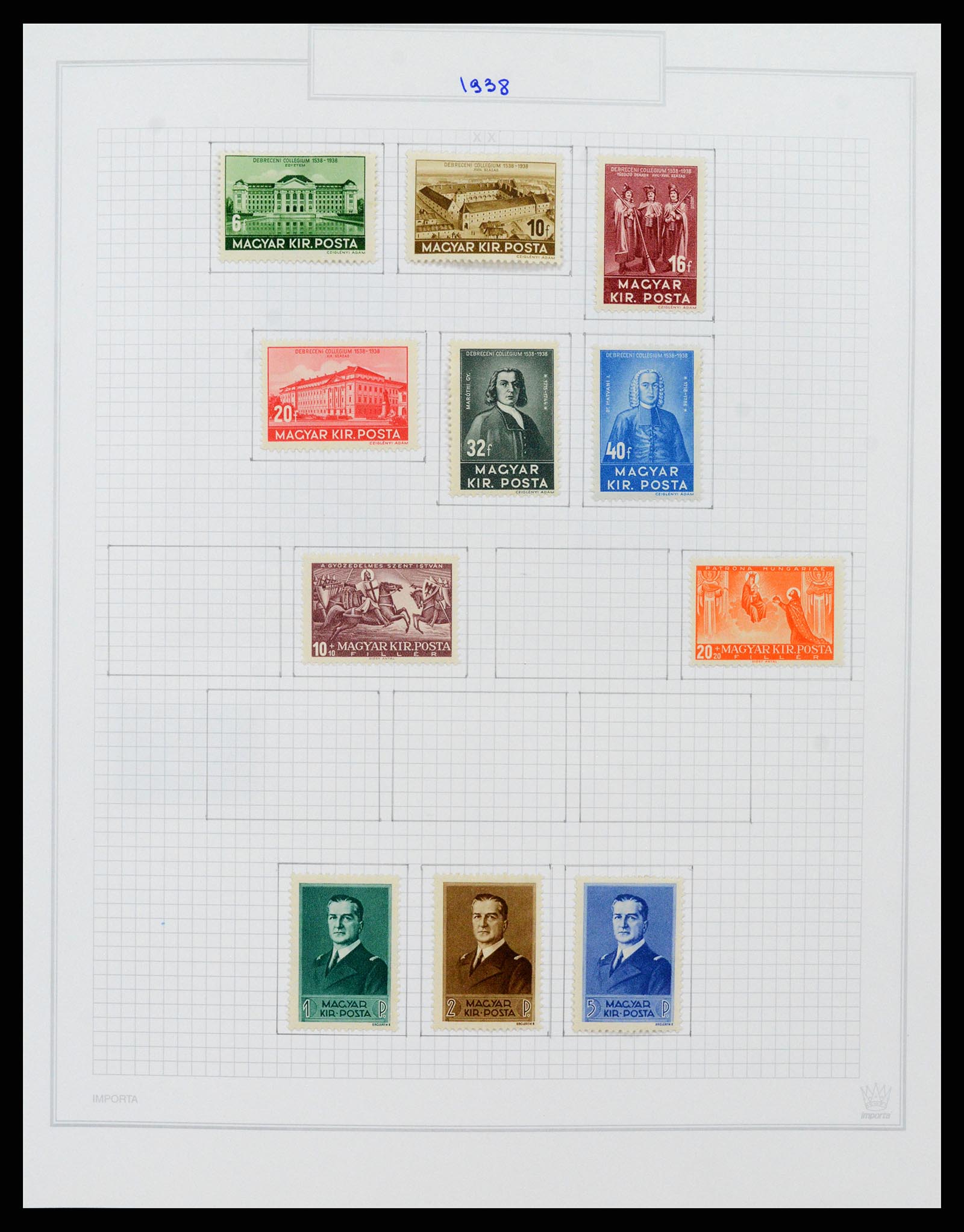 37092 085 - Postzegelverzameling 37092 Hongarije 1871-2018.