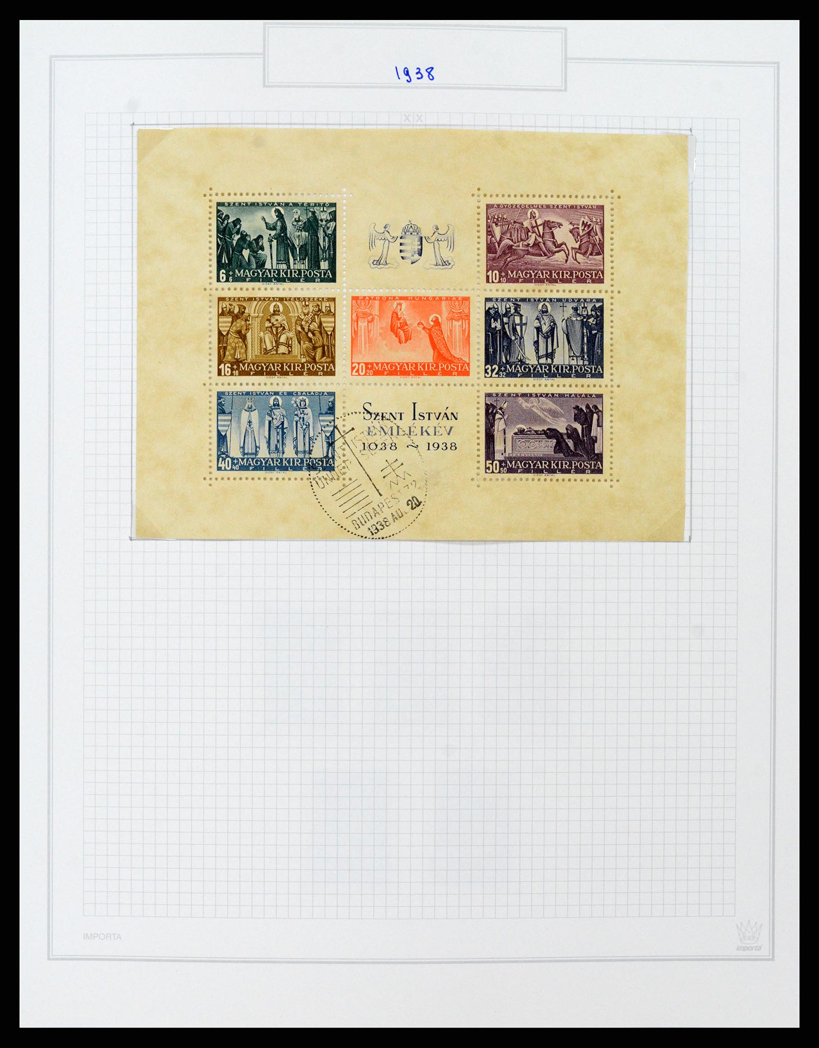 37092 088 - Postzegelverzameling 37092 Hongarije 1871-2018.