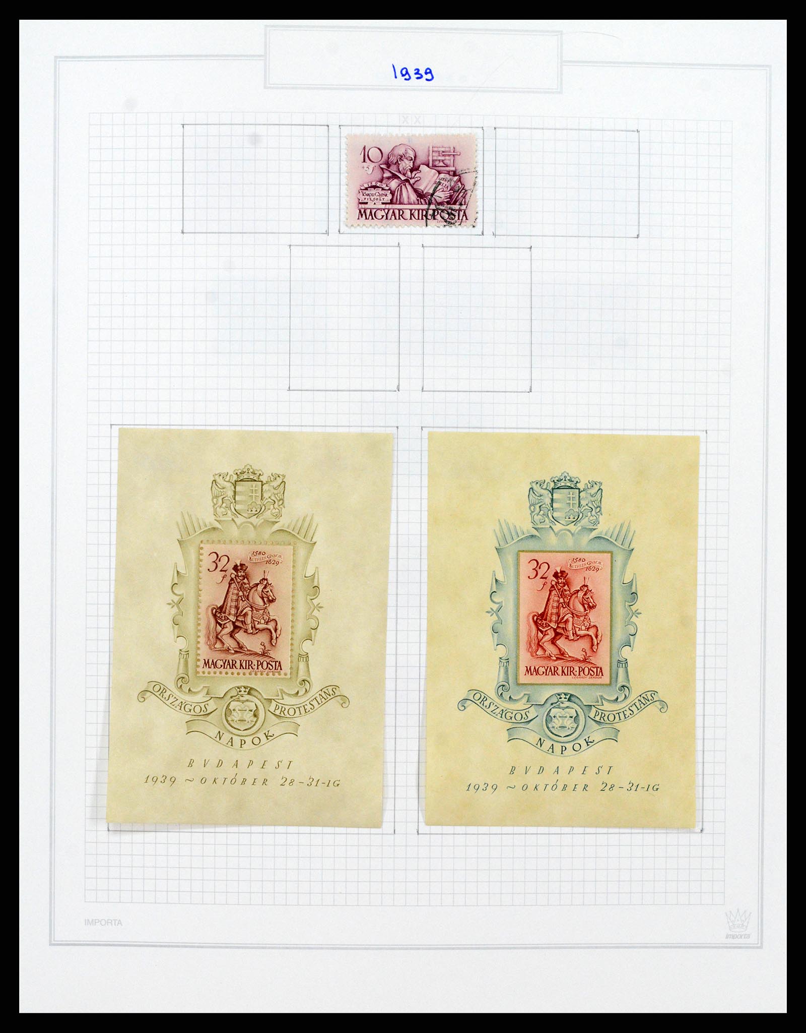 37092 091 - Postzegelverzameling 37092 Hongarije 1871-2018.